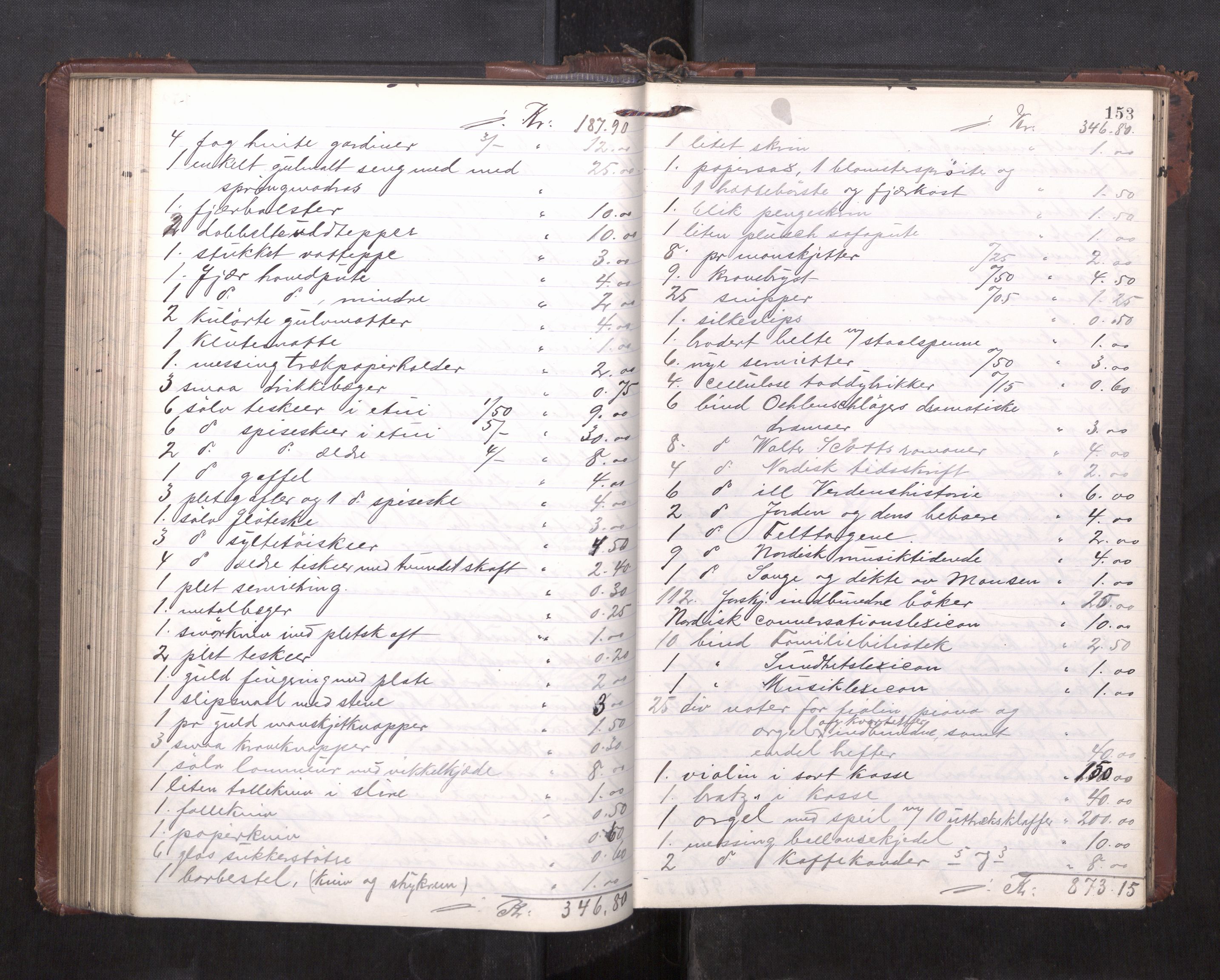 Trondheim byfogd, AV/SAT-A-0003/1/3/3C/L0036: Skifteregistreringsprotokoll - 14/4-24/9. (u/ register), 1915-1918, p. 153