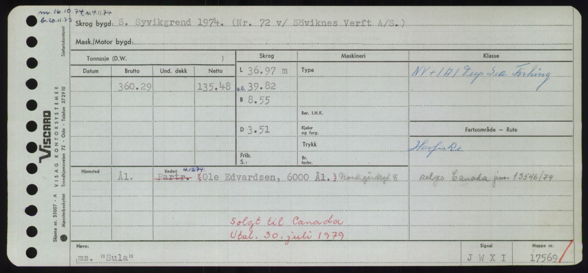 Sjøfartsdirektoratet med forløpere, Skipsmålingen, AV/RA-S-1627/H/Hd/L0037: Fartøy, Su-Så, p. 23