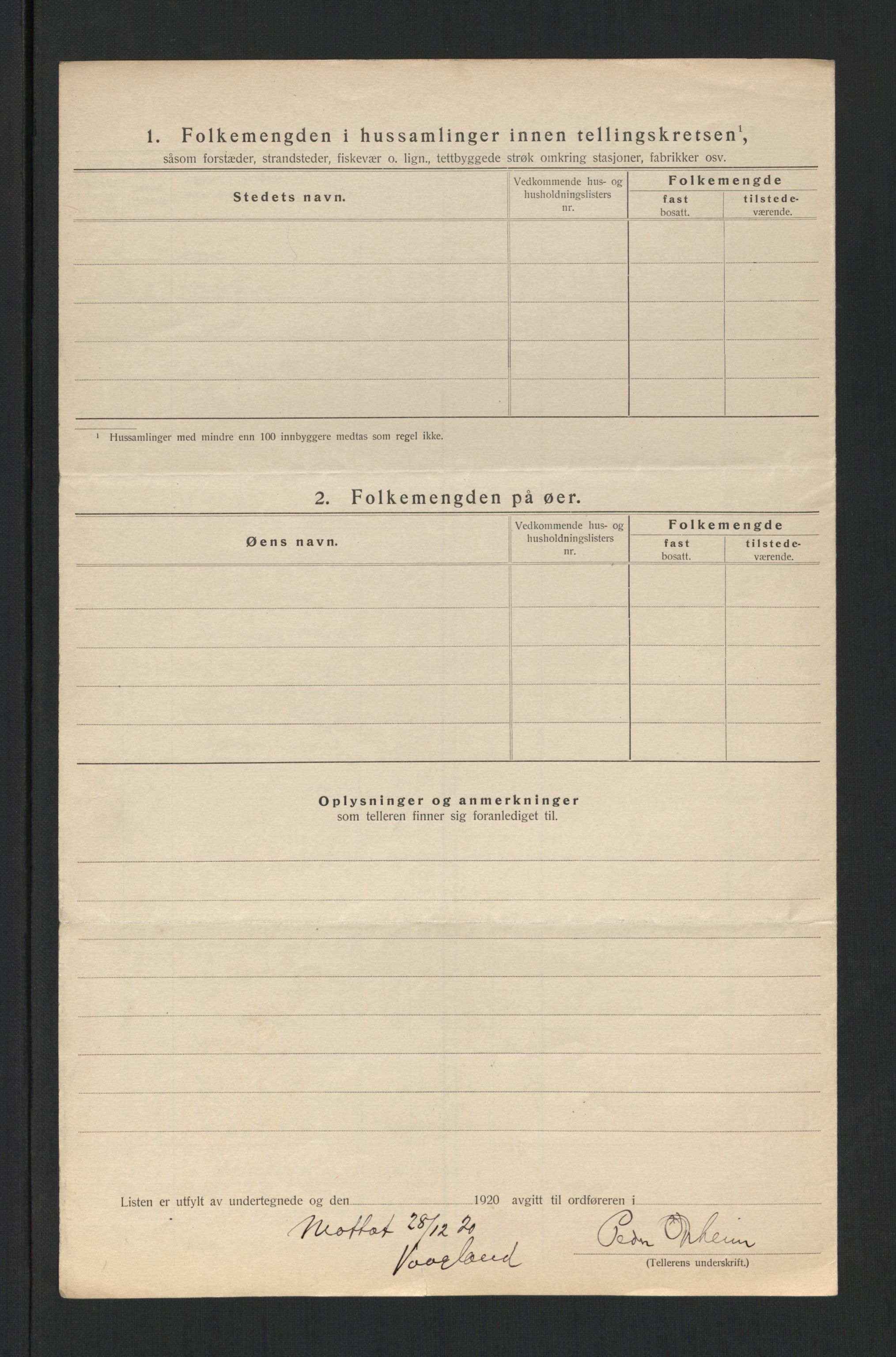 SAT, 1920 census for Stjørdal, 1920, p. 39