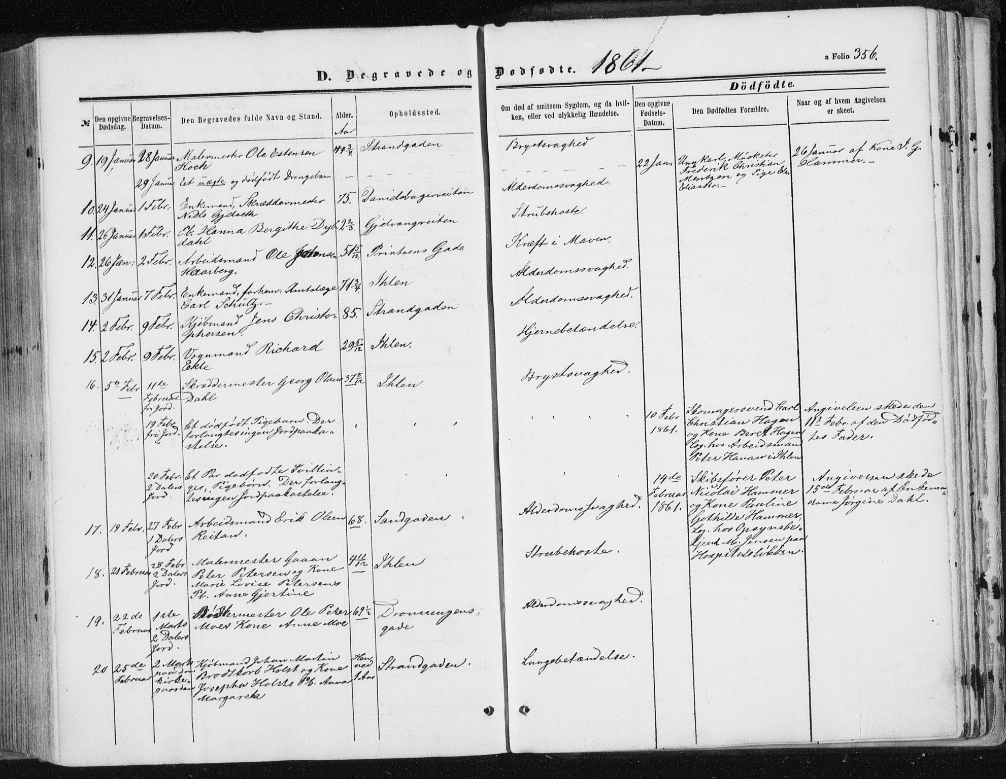 Ministerialprotokoller, klokkerbøker og fødselsregistre - Sør-Trøndelag, SAT/A-1456/602/L0115: Parish register (official) no. 602A13, 1860-1872, p. 356