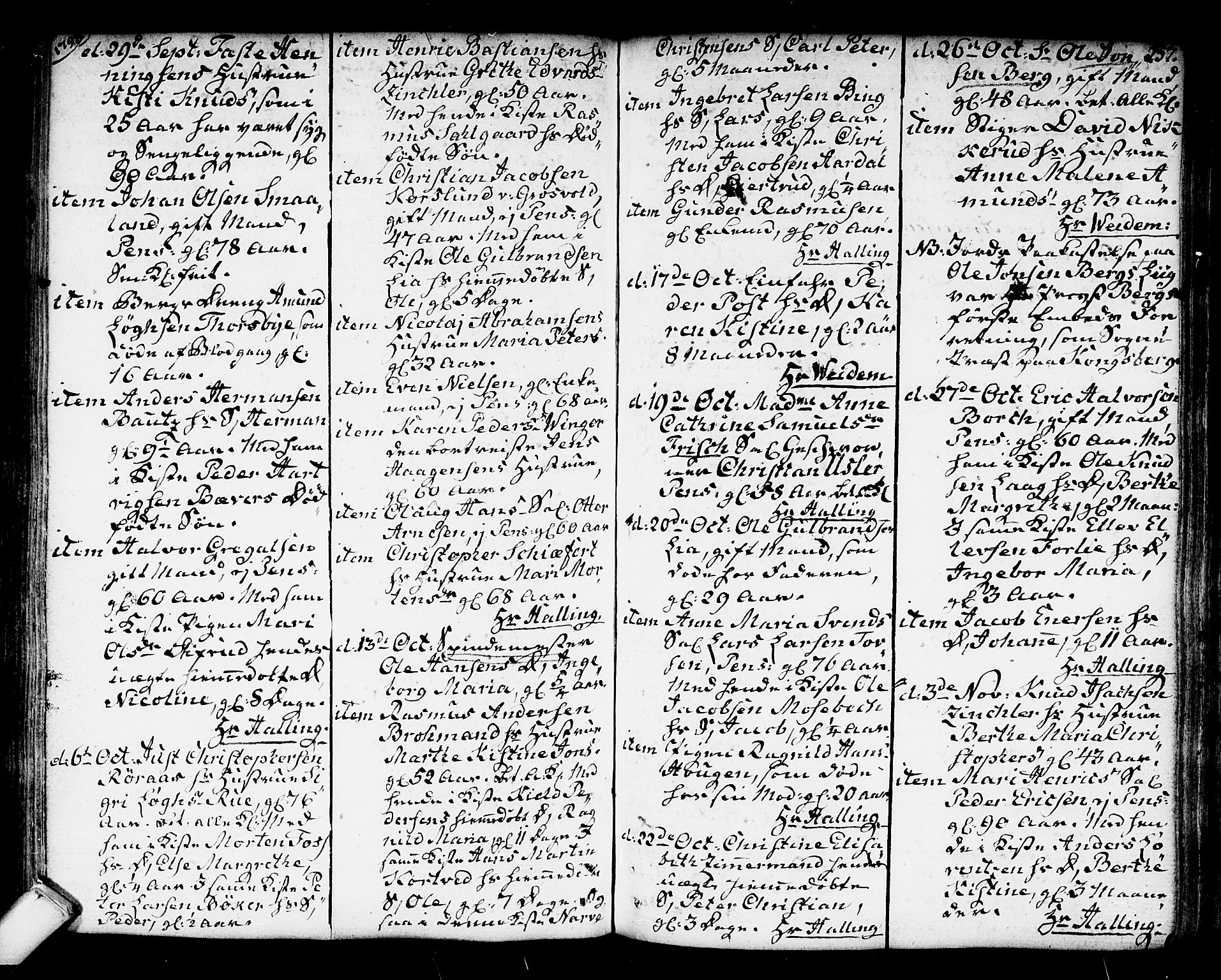 Kongsberg kirkebøker, AV/SAKO-A-22/F/Fa/L0007: Parish register (official) no. I 7, 1795-1816, p. 257