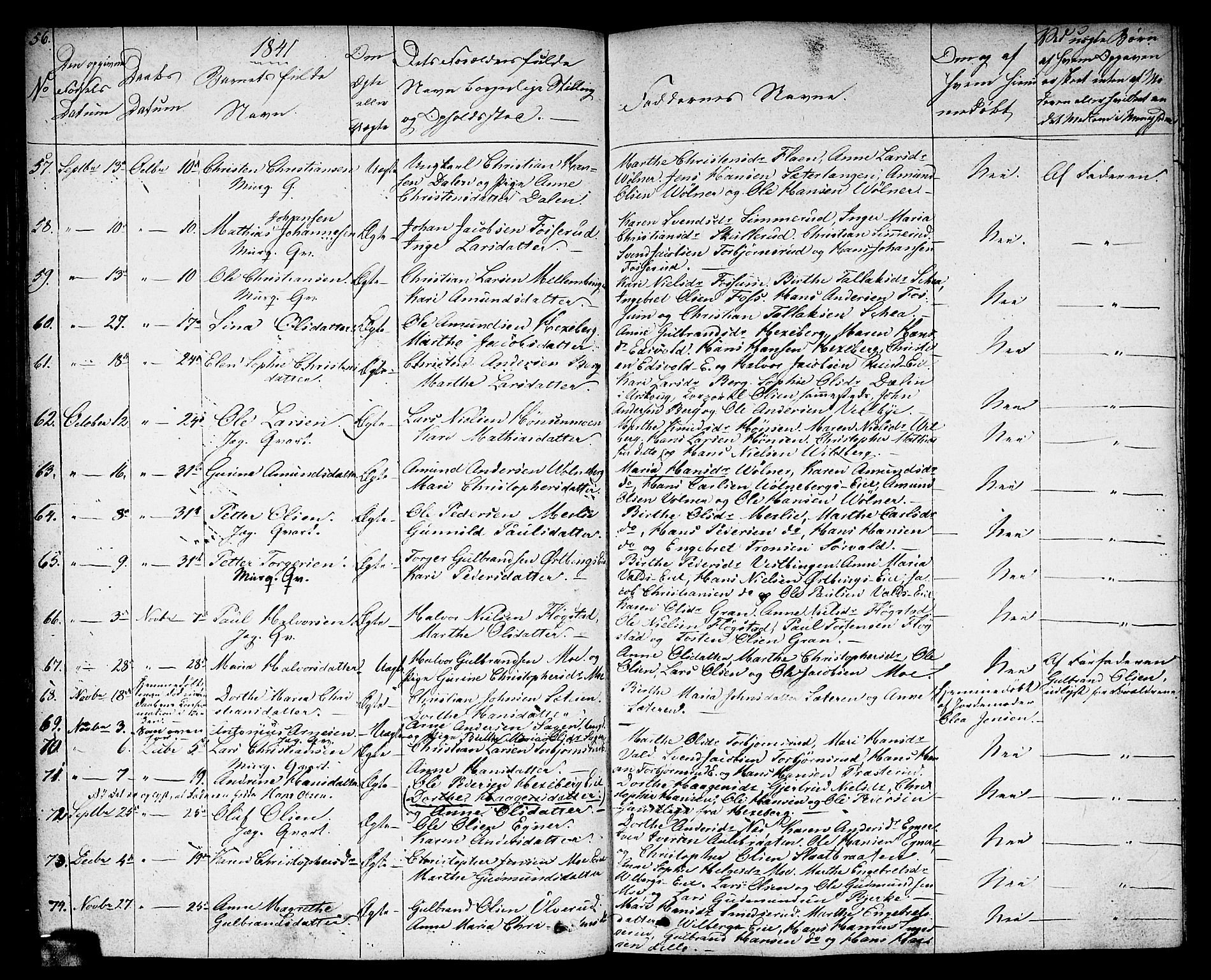 Sørum prestekontor Kirkebøker, AV/SAO-A-10303/F/Fa/L0004: Parish register (official) no. I 4, 1829-1845, p. 56