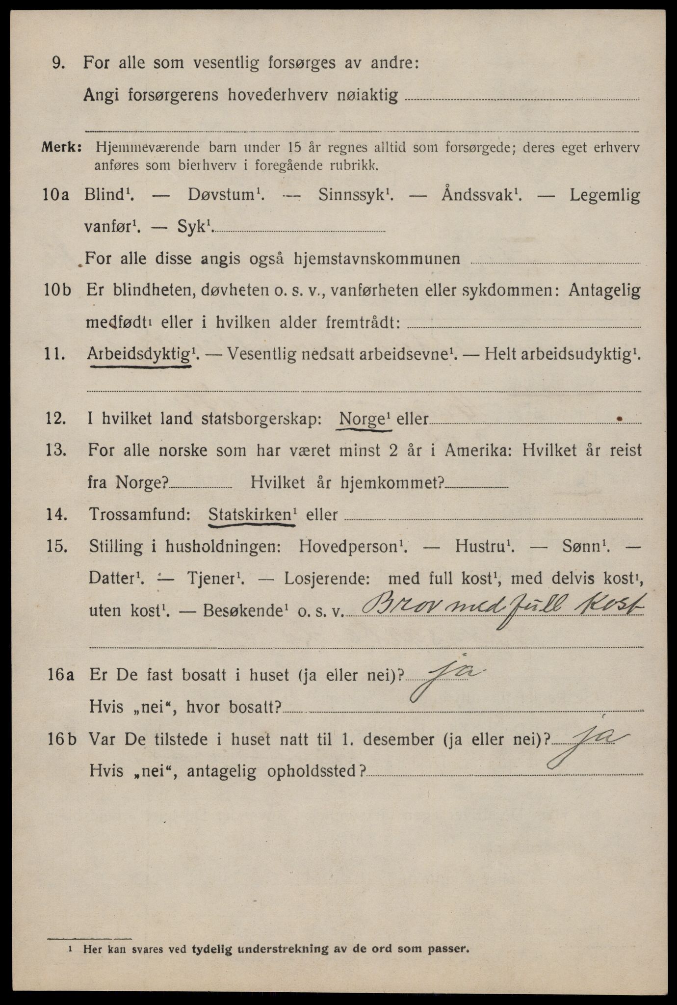 SAKO, 1920 census for Kviteseid, 1920, p. 6196