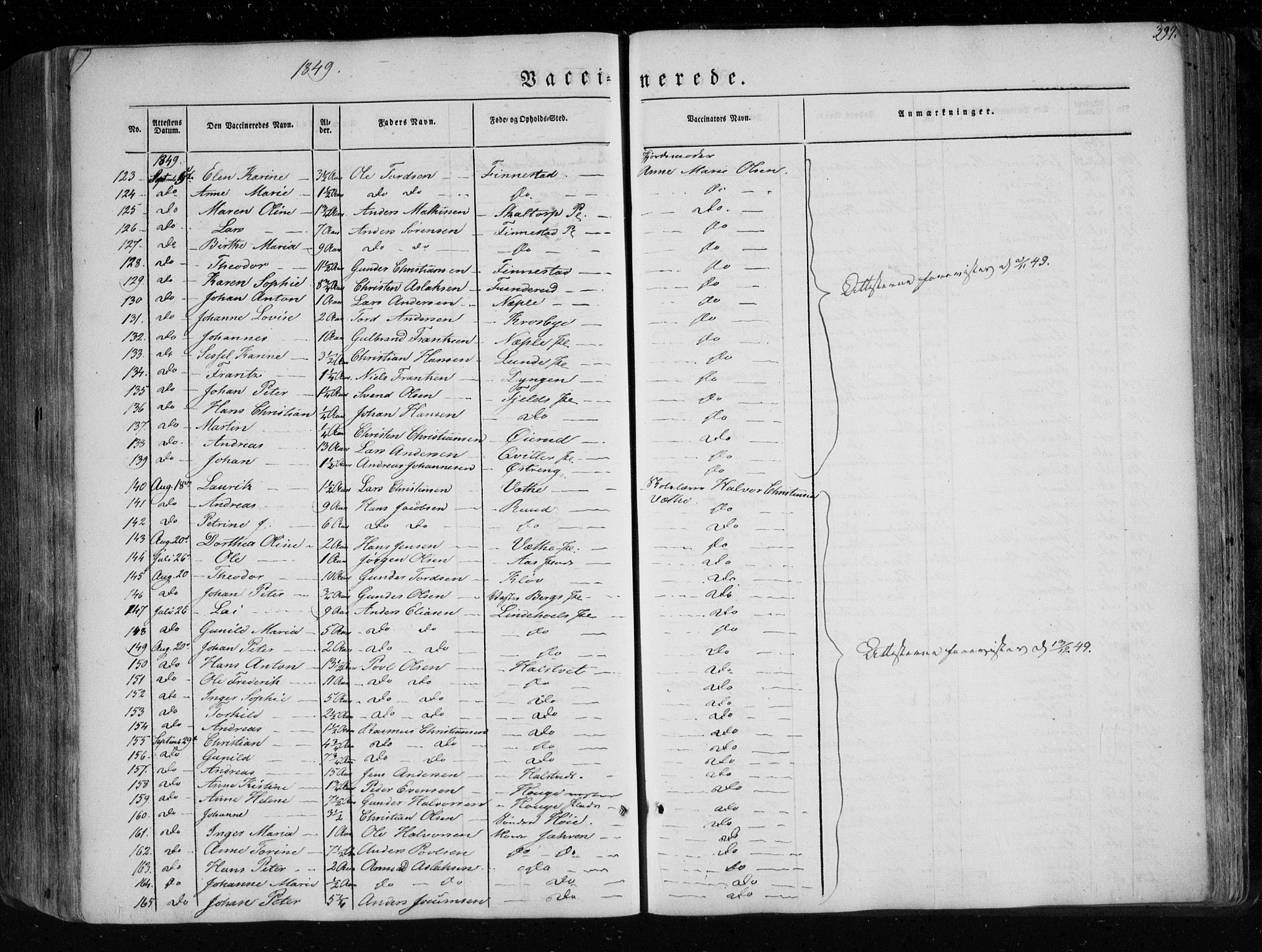 Eidsberg prestekontor Kirkebøker, SAO/A-10905/F/Fa/L0009: Parish register (official) no. I 9, 1849-1856, p. 397