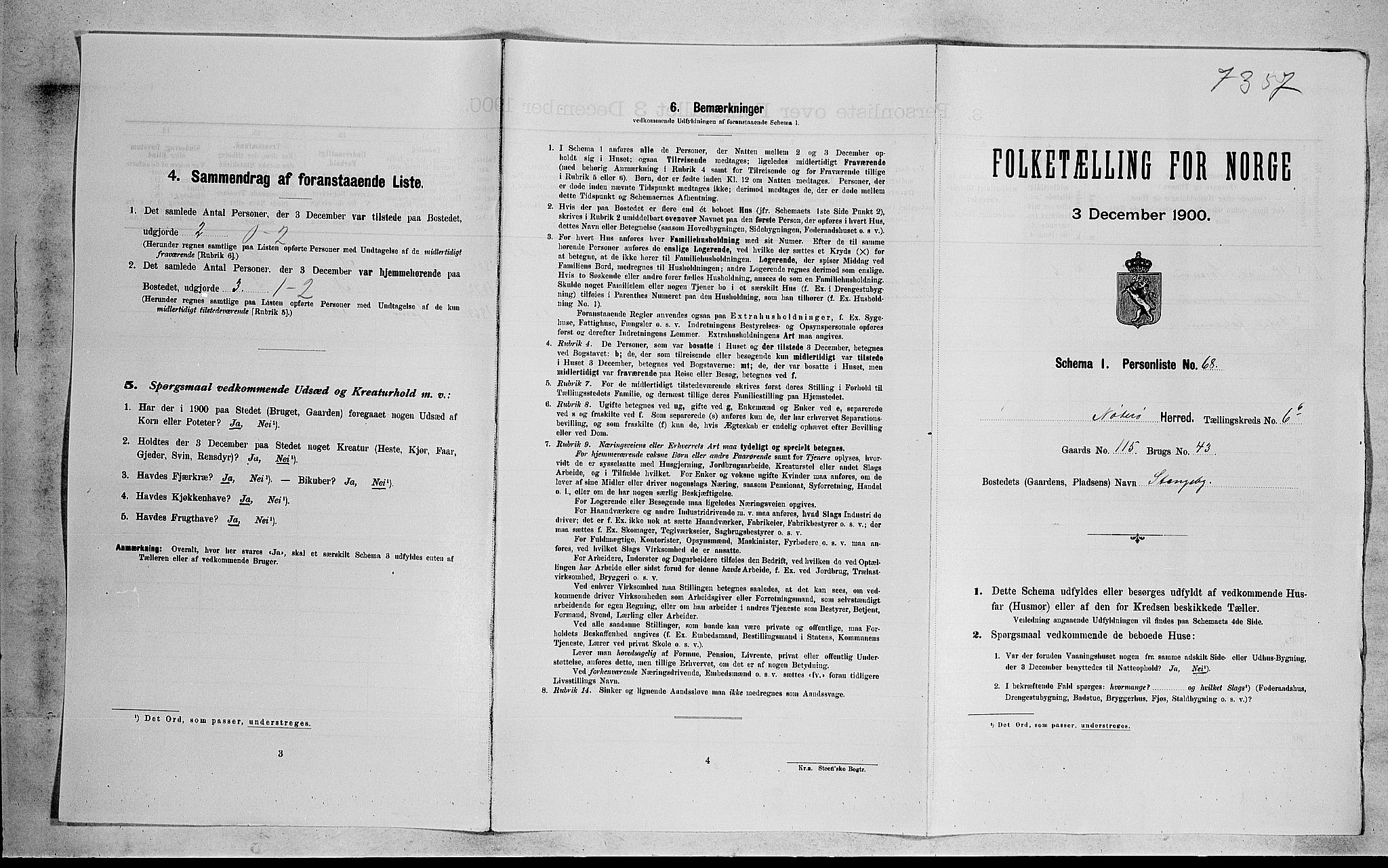 RA, 1900 census for Nøtterøy, 1900, p. 2069