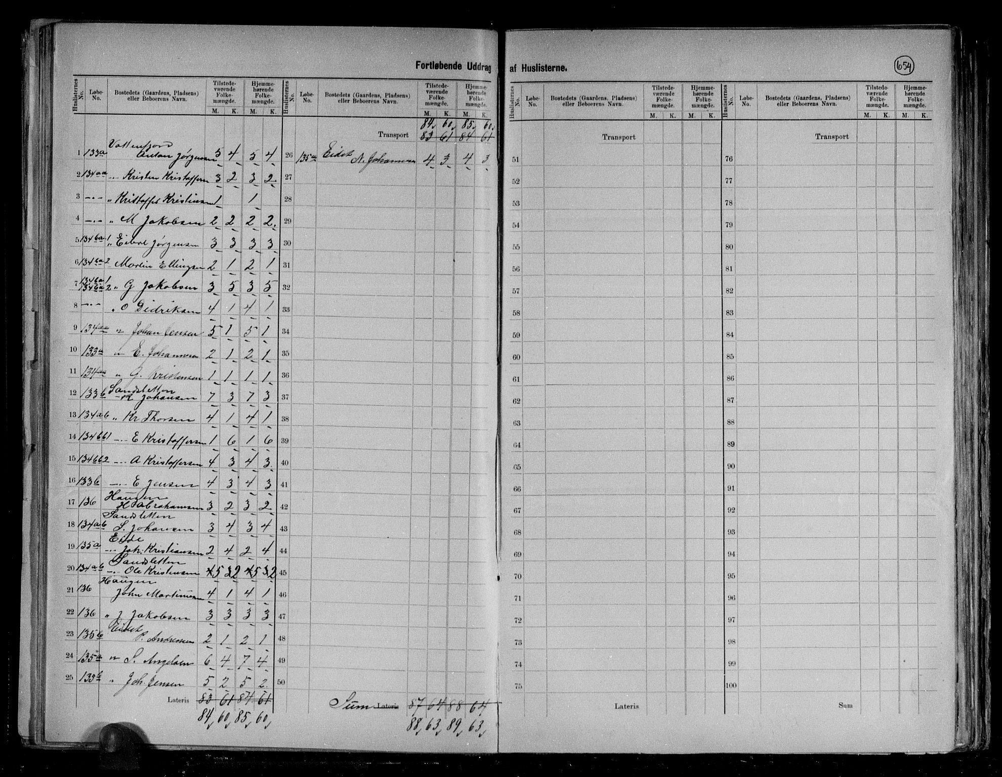 RA, 1891 census for 1864 Gimsøy, 1891, p. 7