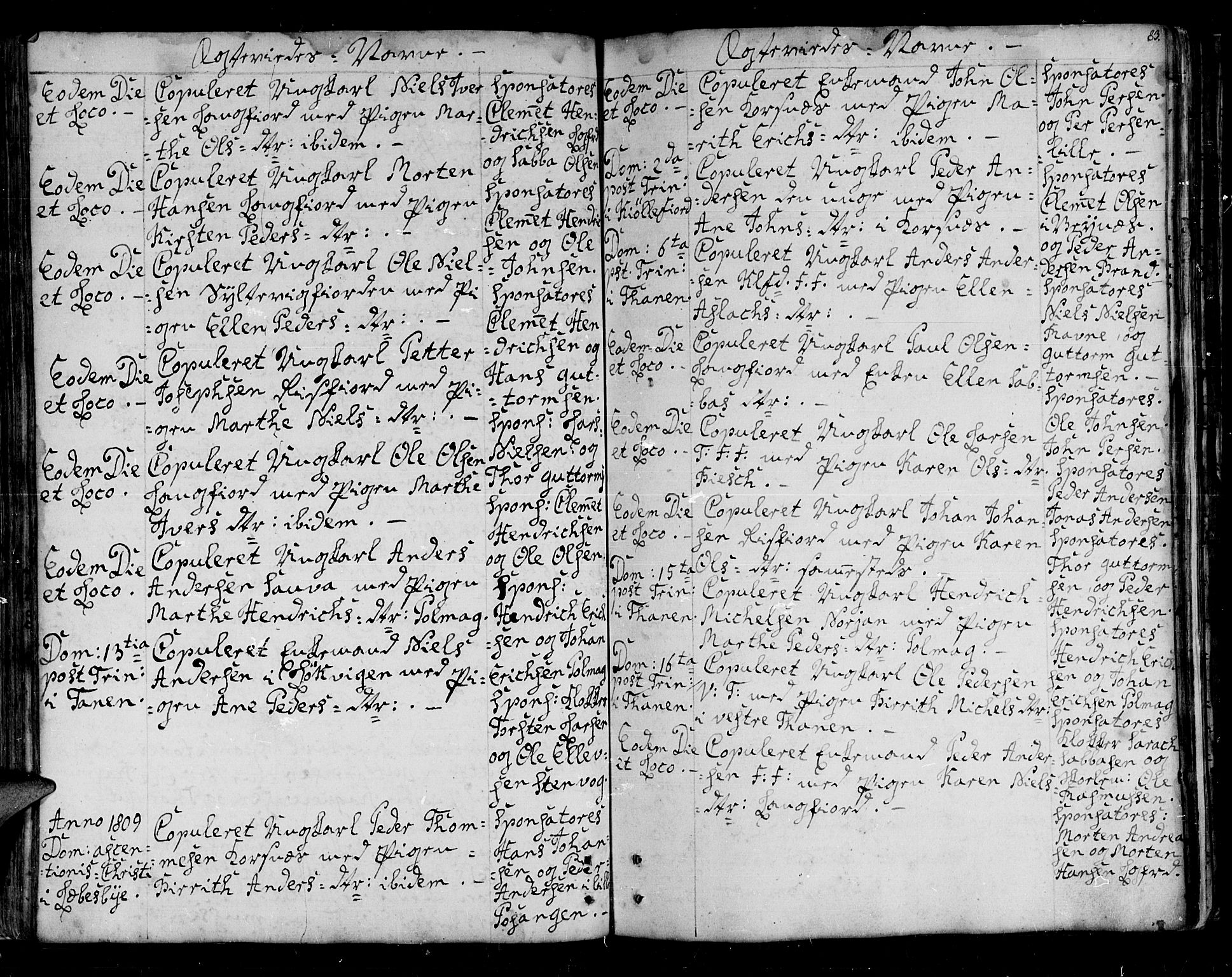 Lebesby sokneprestkontor, SATØ/S-1353/H/Ha/L0001kirke: Parish register (official) no. 1, 1751-1816, p. 83
