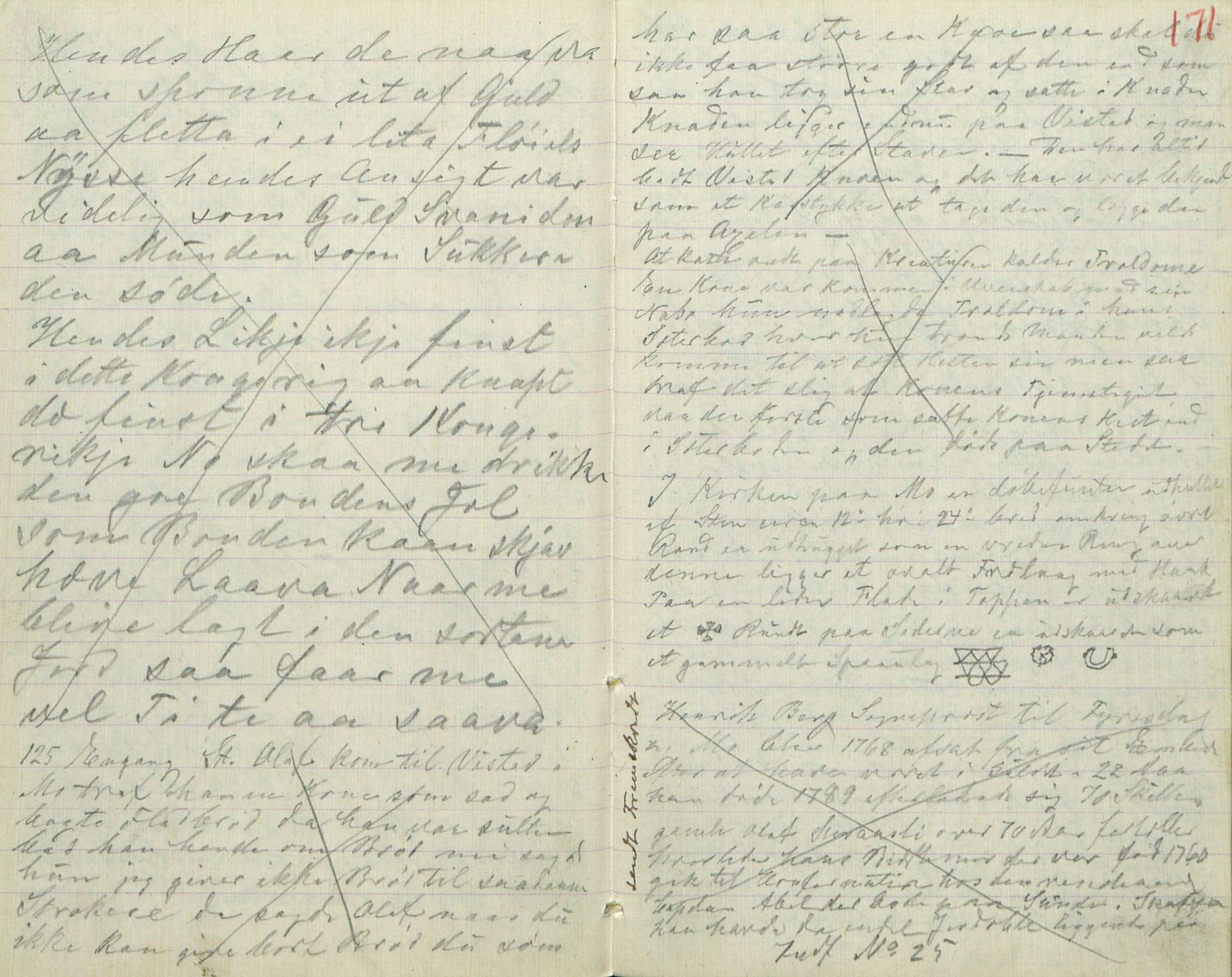 Rikard Berge, TEMU/TGM-A-1003/F/L0016/0015: 529-550 / 543 Oppskrifter av Halvor N. Tvedten, 1894, p. 170-171