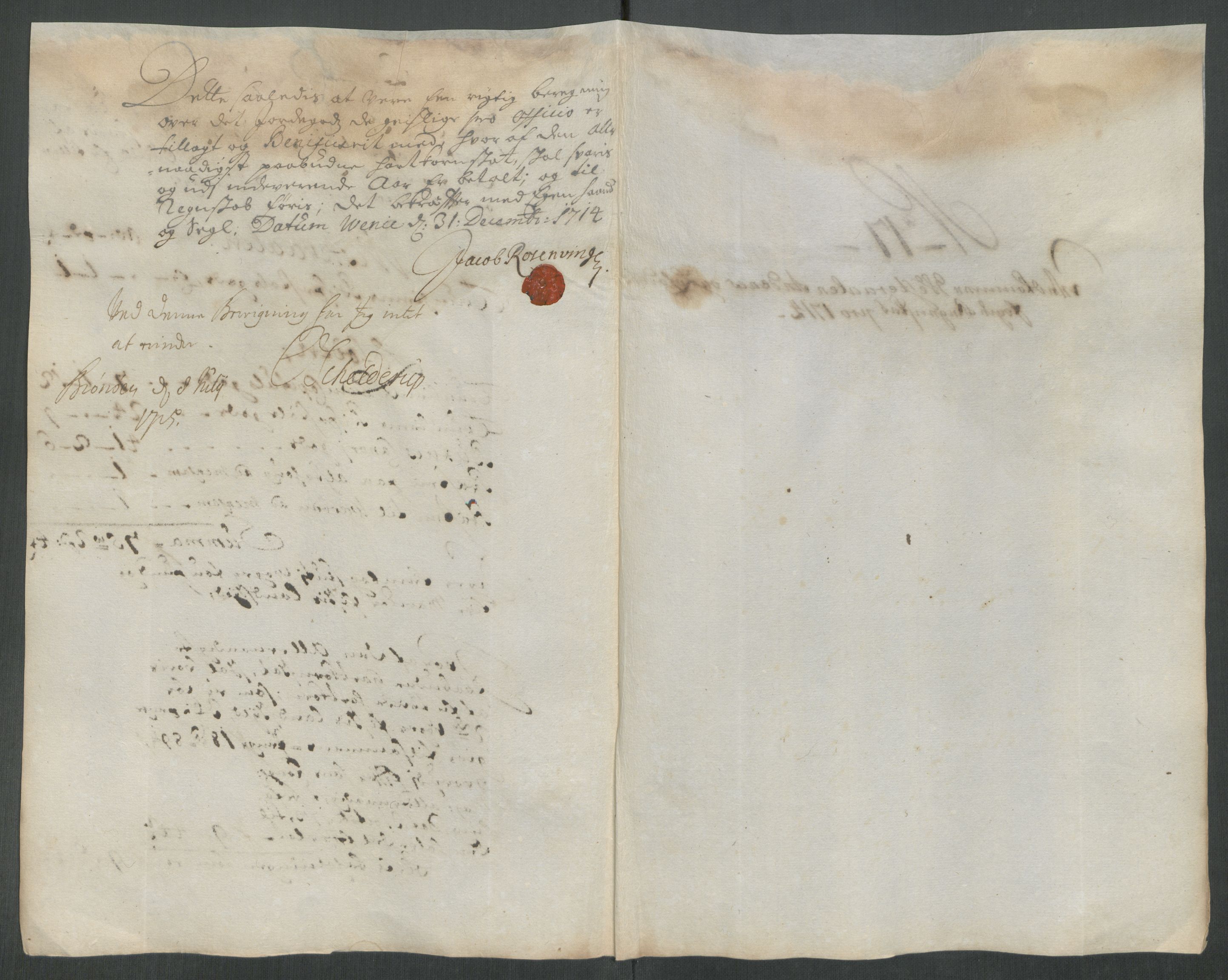 Rentekammeret inntil 1814, Reviderte regnskaper, Fogderegnskap, AV/RA-EA-4092/R67/L4680: Fogderegnskap Vesterålen, Andenes og Lofoten, 1714, p. 119