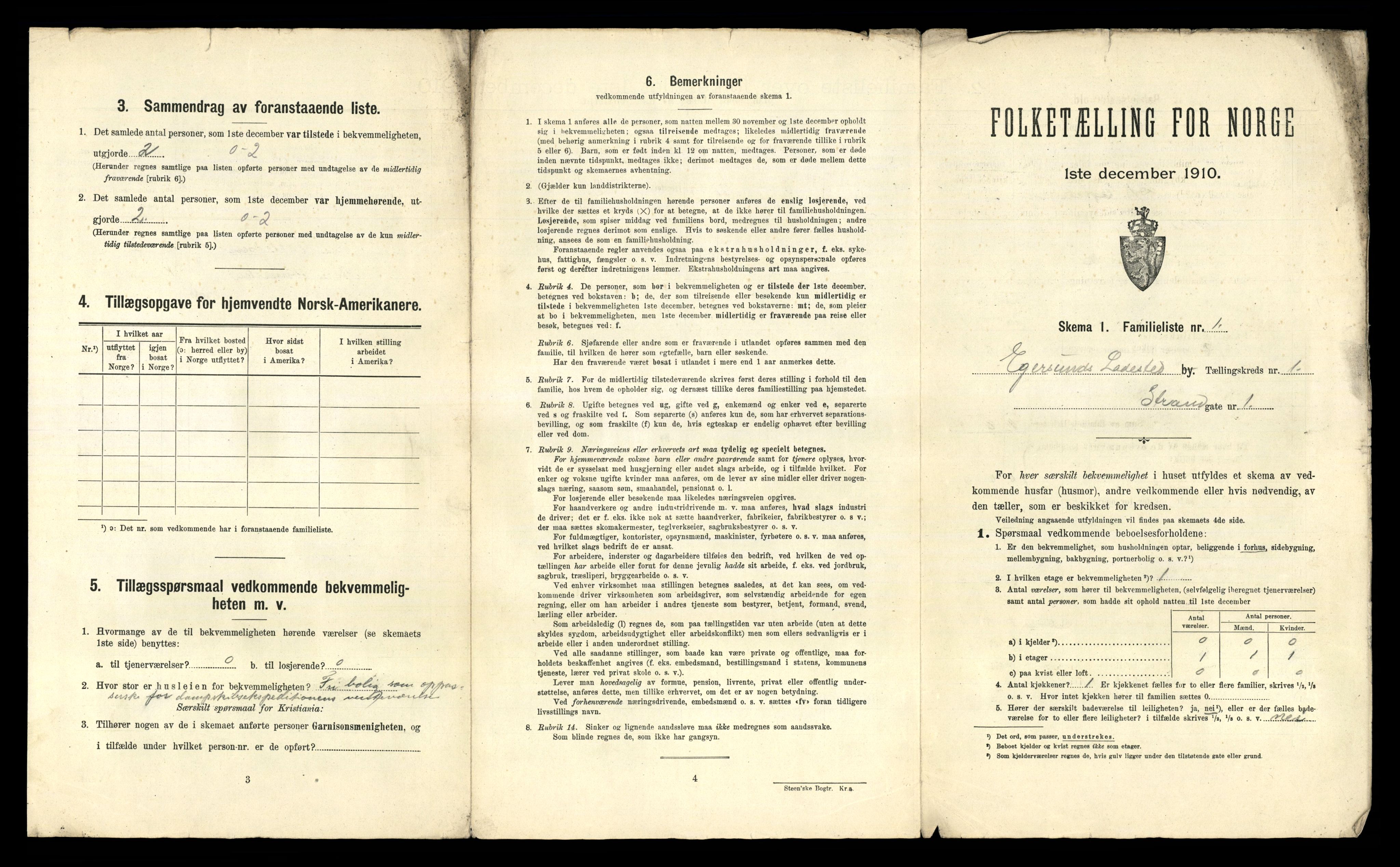 RA, 1910 census for Egersund, 1910, p. 33