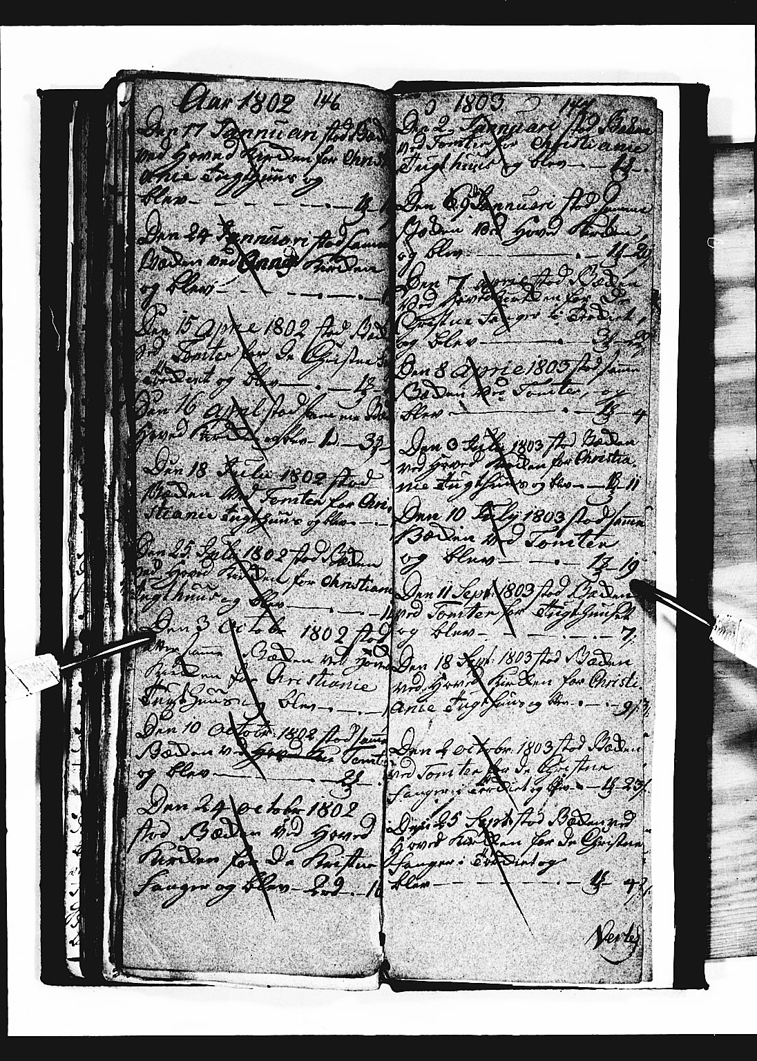 Romedal prestekontor, SAH/PREST-004/L/L0003: Parish register (copy) no. 3, 1801-1806, p. 146-147
