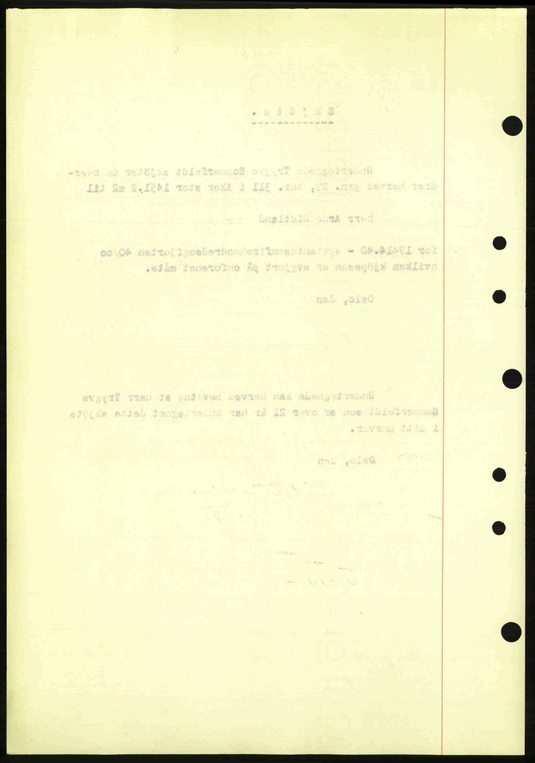 Oslo byskriverembete, AV/SAO-A-10227/G/Gb/Gbd/Gbda/L0017: Mortgage book no. A215, 1949-1950, Diary no: : 15441/1949