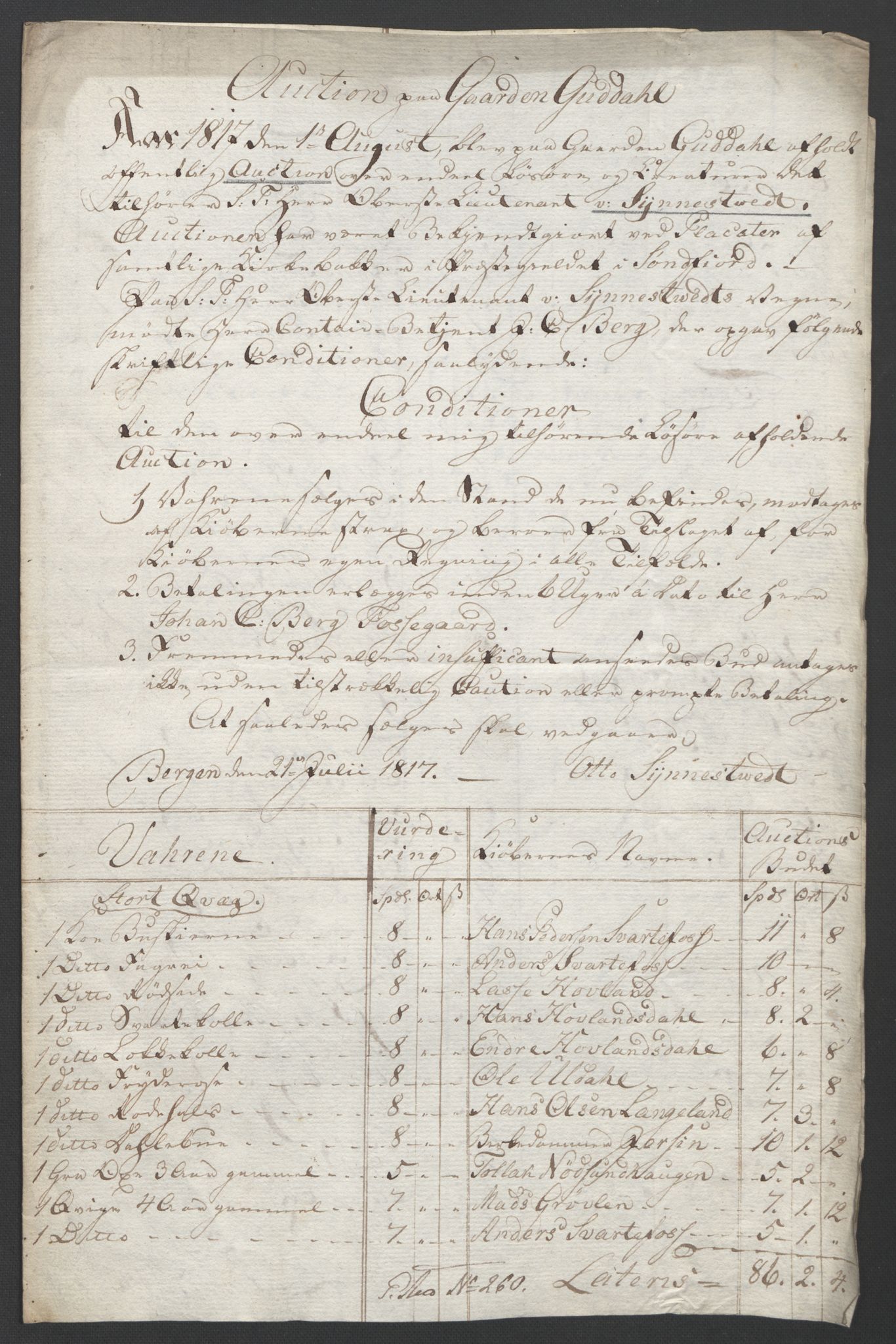 Forsvaret, Generalauditøren, RA/RAFA-1772/F/Fj/Fja/L0034: --, 1753-1817, p. 603