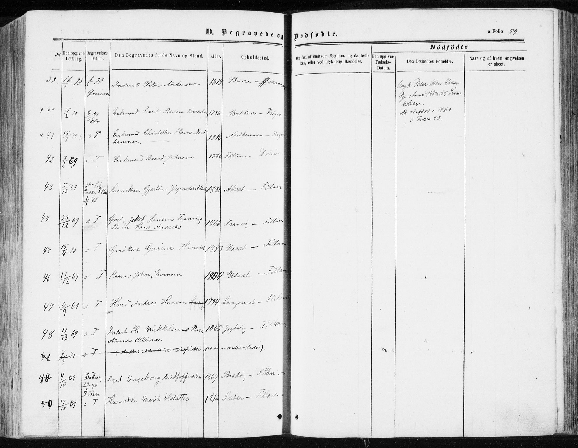 Ministerialprotokoller, klokkerbøker og fødselsregistre - Sør-Trøndelag, AV/SAT-A-1456/634/L0531: Parish register (official) no. 634A07, 1861-1870, p. 59