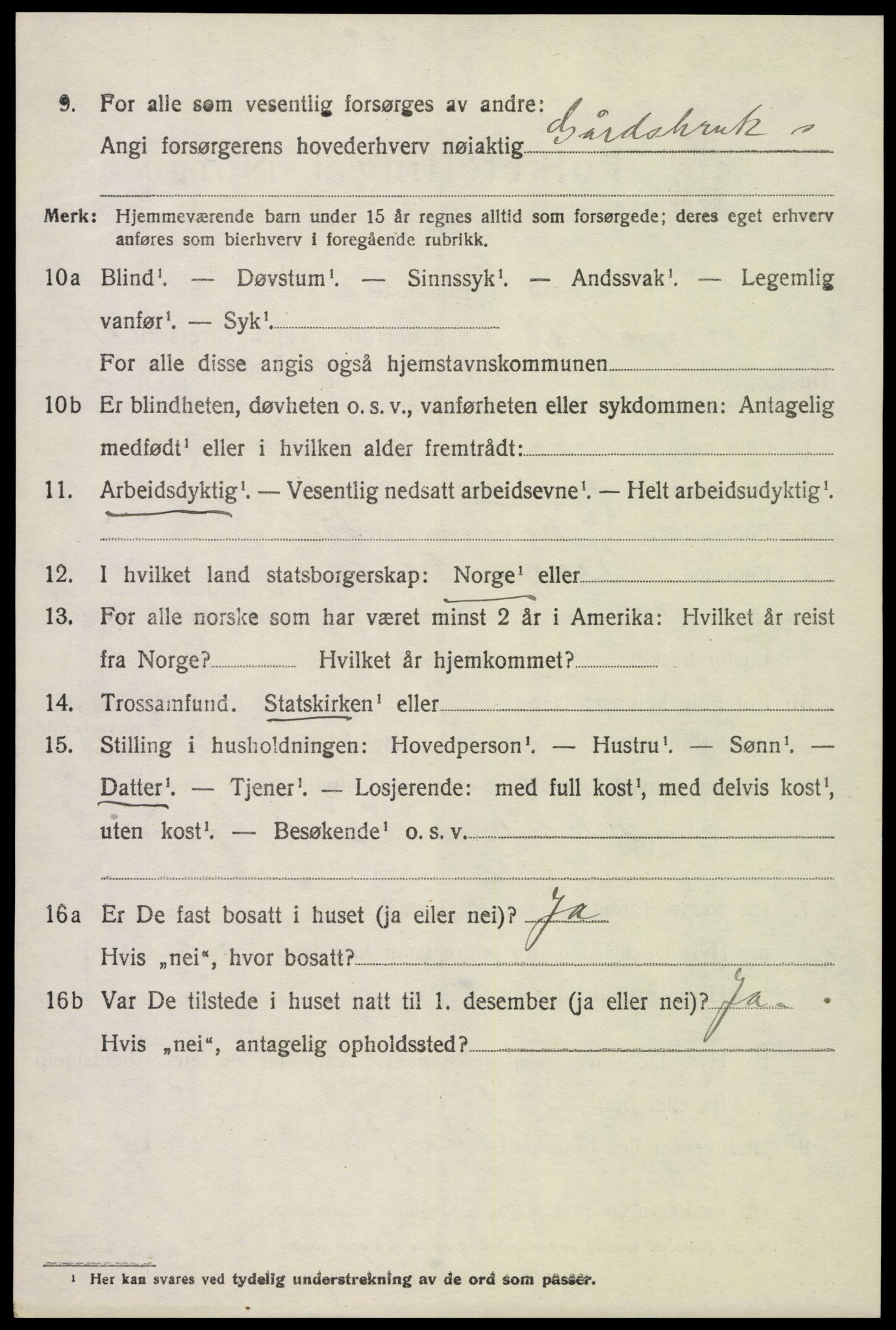 SAH, 1920 census for Ringsaker, 1920, p. 26845