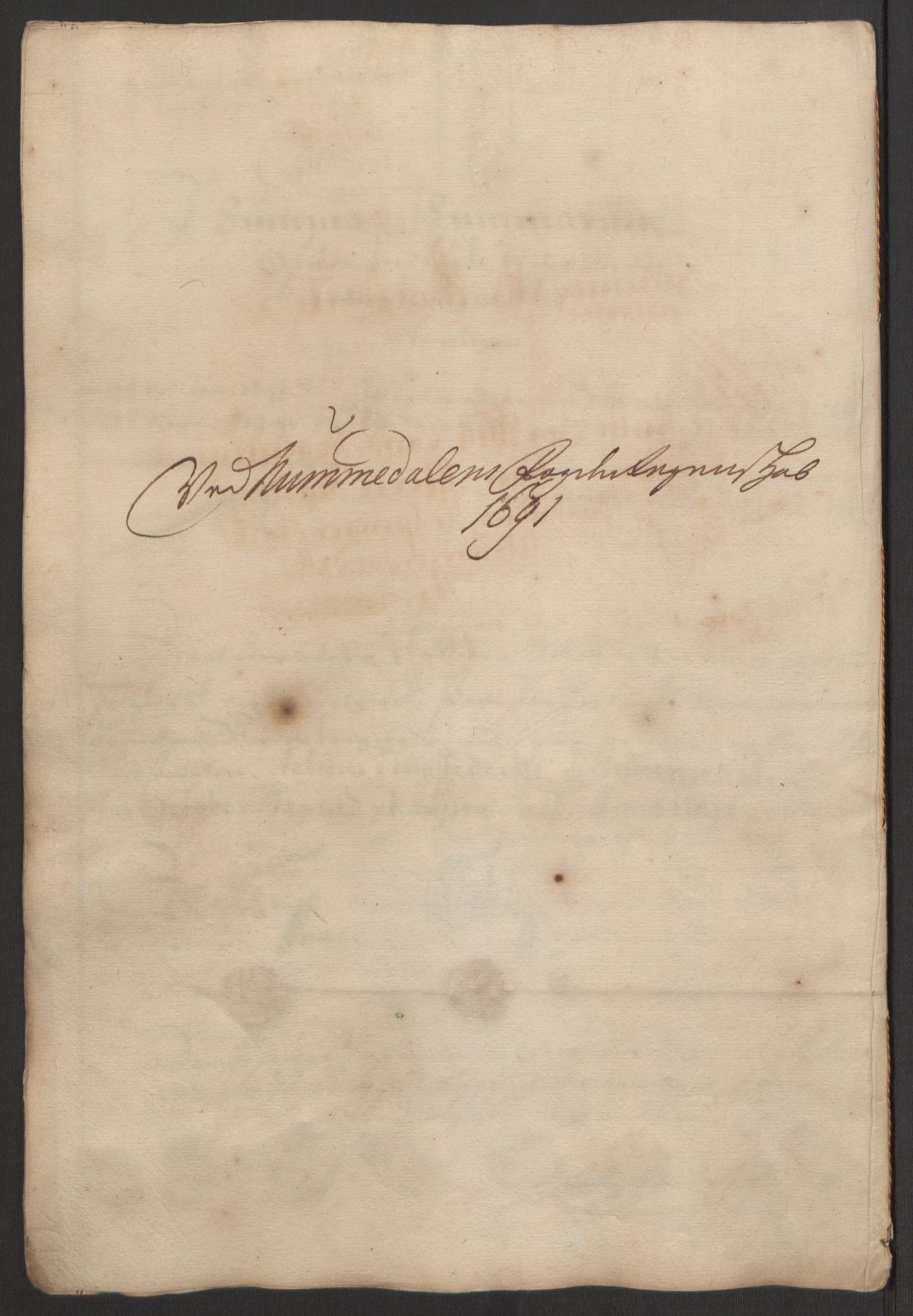 Rentekammeret inntil 1814, Reviderte regnskaper, Fogderegnskap, RA/EA-4092/R64/L4423: Fogderegnskap Namdal, 1690-1691, p. 231
