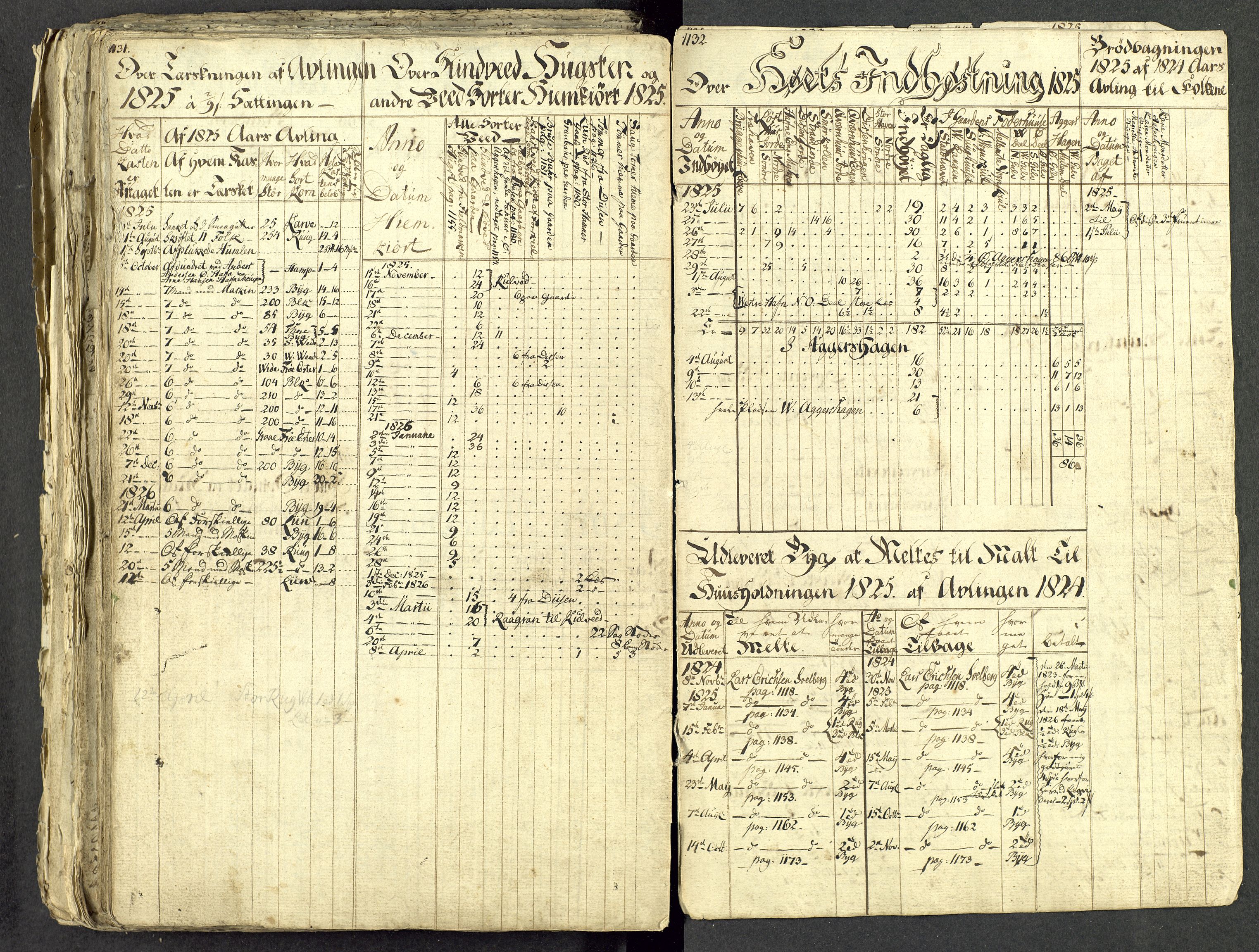 Åker i Vang, Hedmark, og familien Todderud, AV/SAH-ARK-010/G/Ga/L0004/0001: Dagbøker / Dagbok, 1812-1825, p. 218