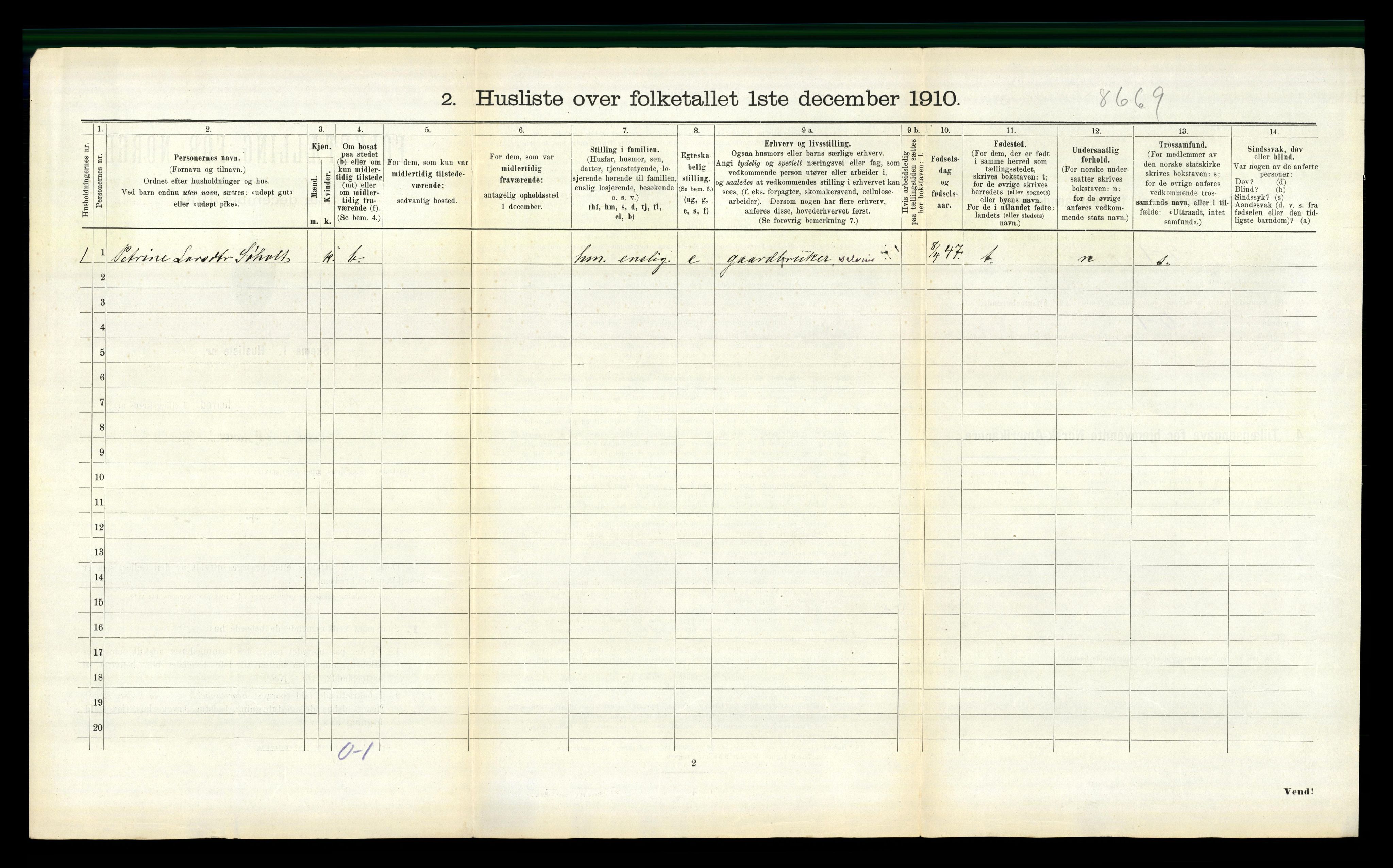 RA, 1910 census for Ørskog, 1910, p. 300