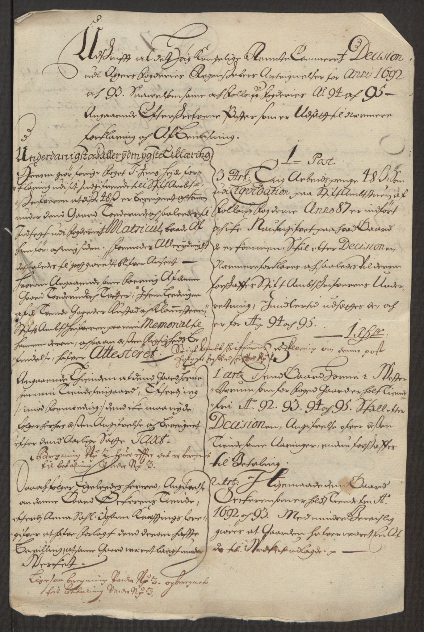 Rentekammeret inntil 1814, Reviderte regnskaper, Fogderegnskap, AV/RA-EA-4092/R10/L0439: Fogderegnskap Aker og Follo, 1695, p. 413