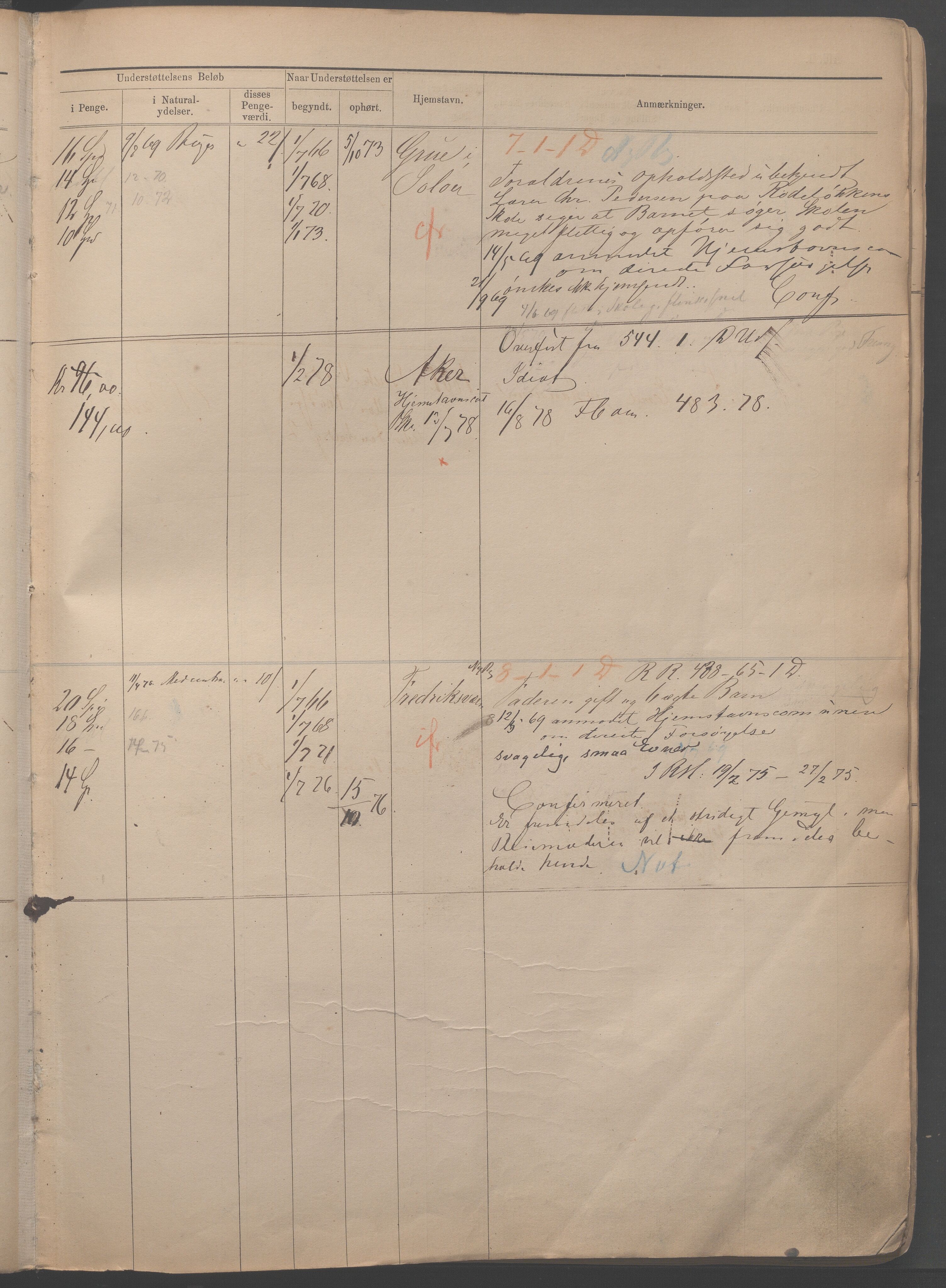 Fattigvesenet, OBA/A-20045/H/Hb/L0001: Manntallsprotokoll. Mnr. 1-554, 1865-1879, p. 13