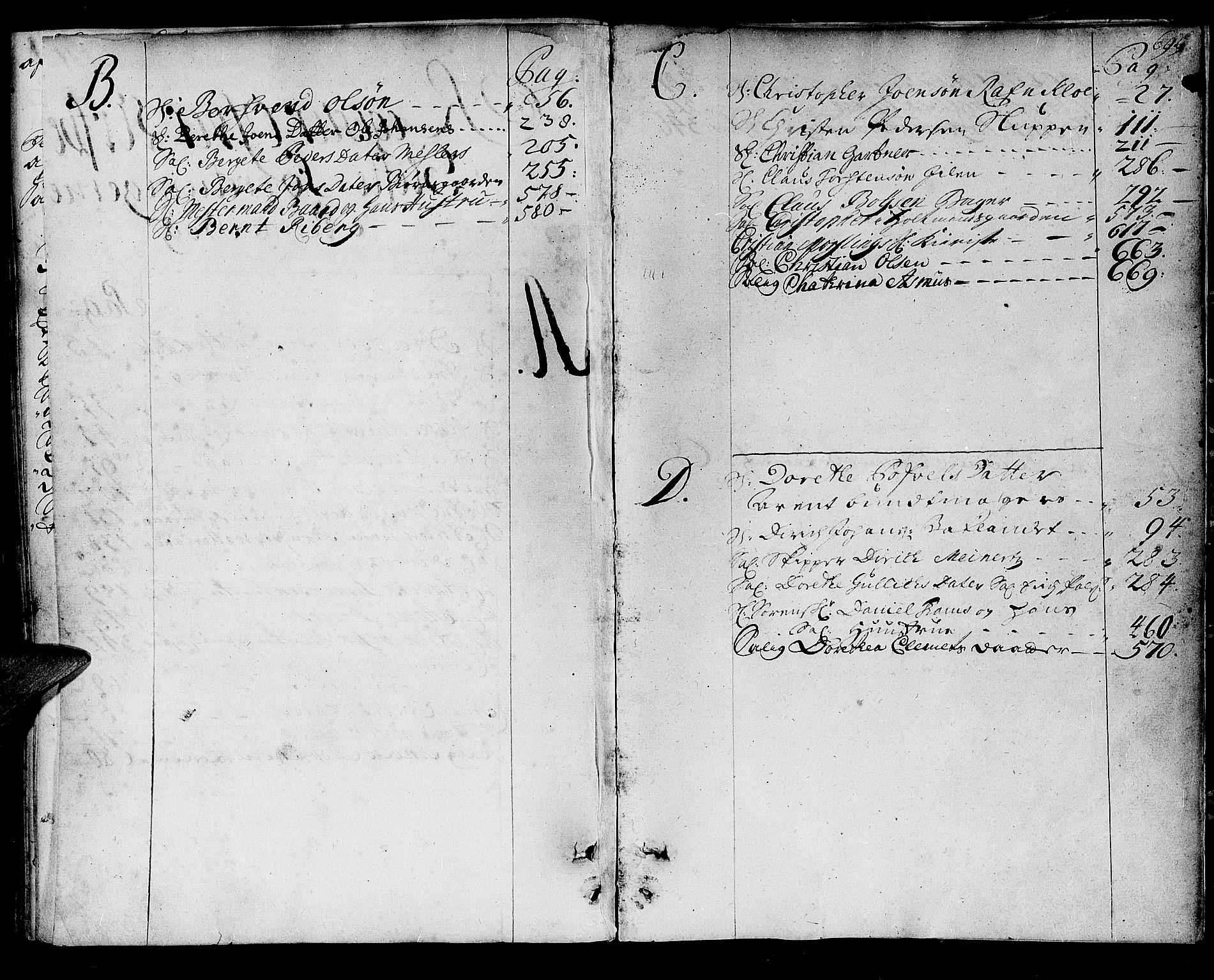 Trondheim byfogd, SAT/A-0003/1/3/3A/L0007: Skifteprotokoll - gml.nr.7. (m/ register), 1716-1720, p. 694b-695a