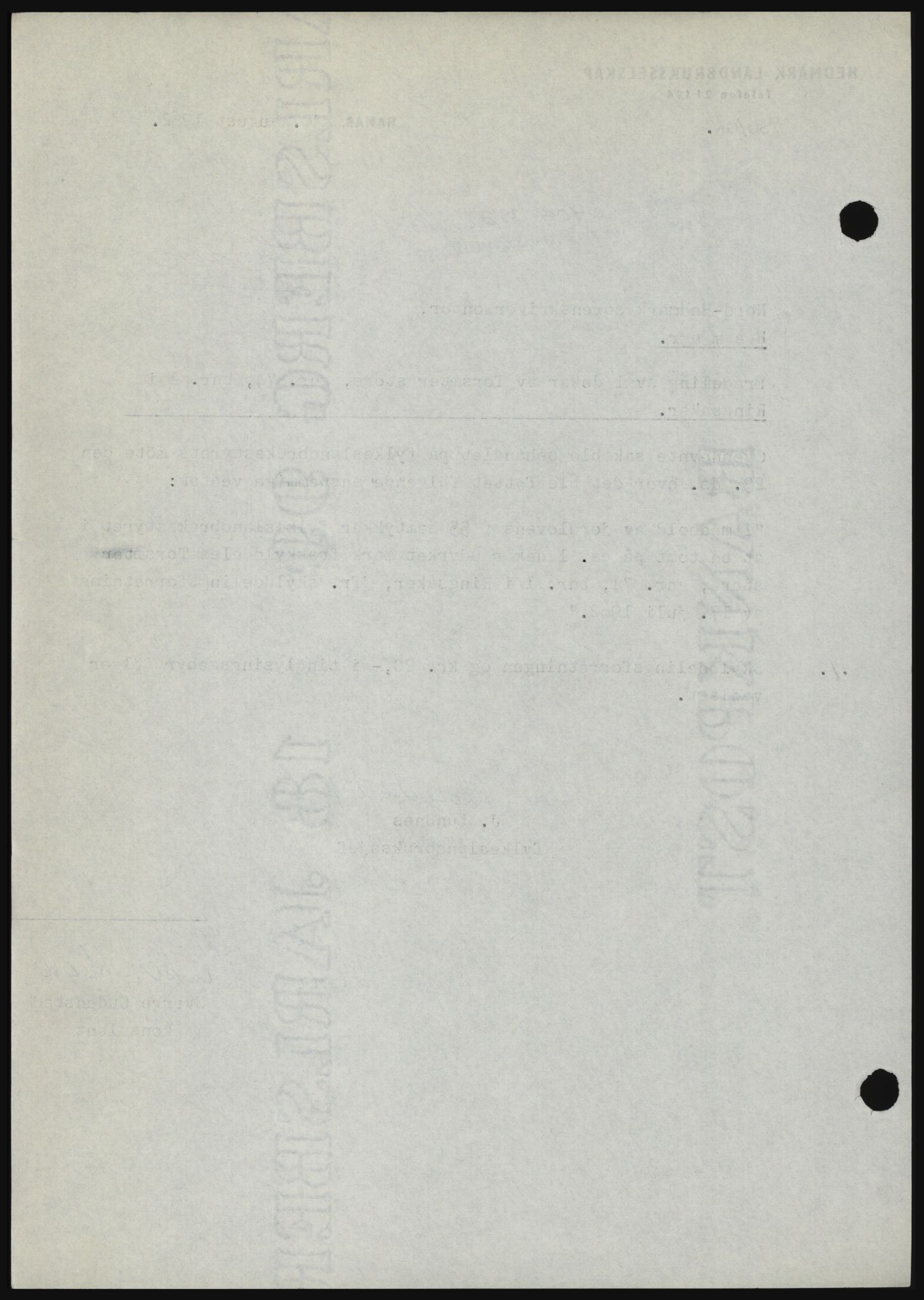 Nord-Hedmark sorenskriveri, SAH/TING-012/H/Hc/L0016: Mortgage book no. 16, 1962-1962, Diary no: : 3404/1962