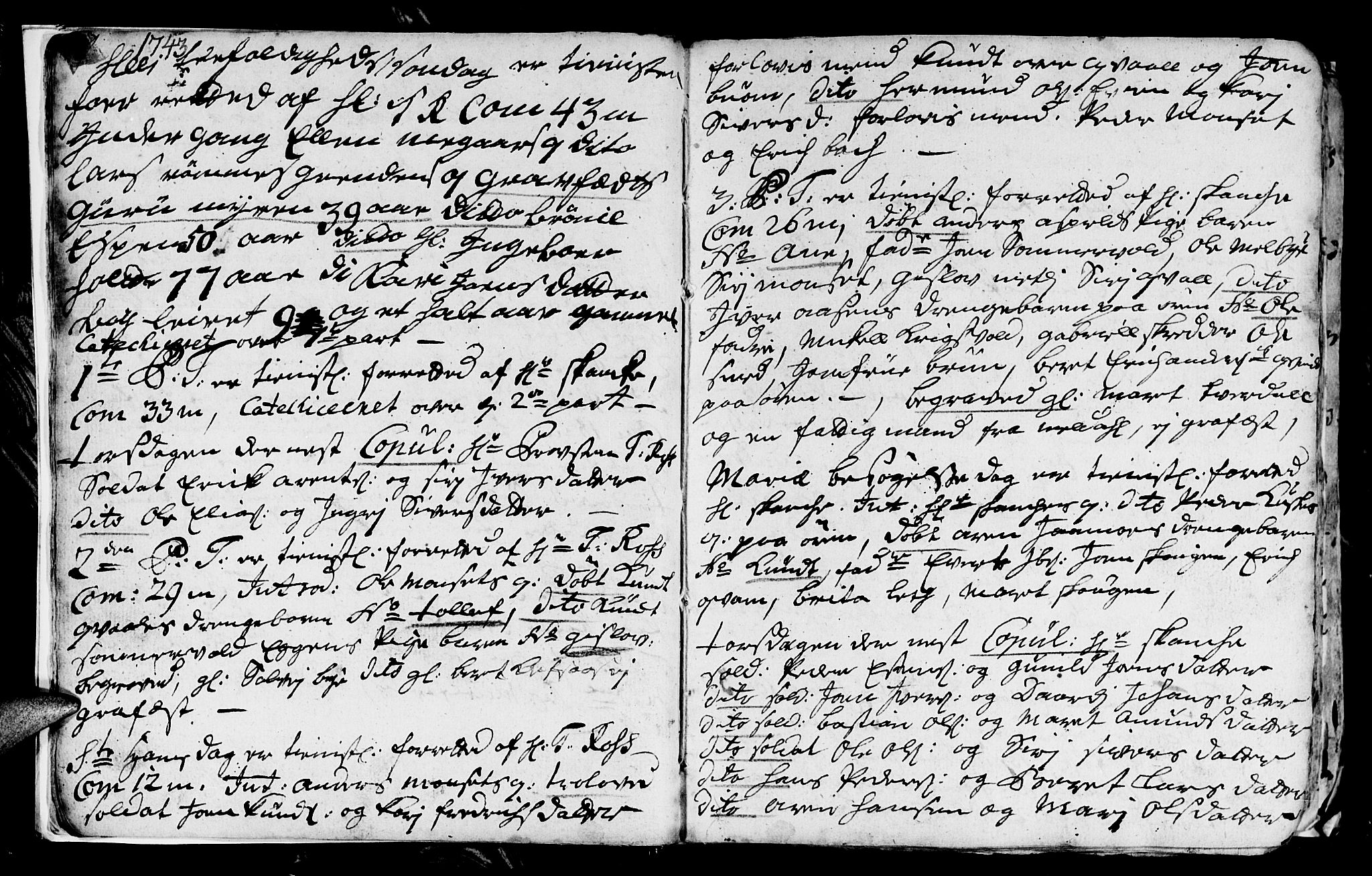 Ministerialprotokoller, klokkerbøker og fødselsregistre - Sør-Trøndelag, AV/SAT-A-1456/668/L0813: Parish register (copy) no. 668C02, 1743-1765