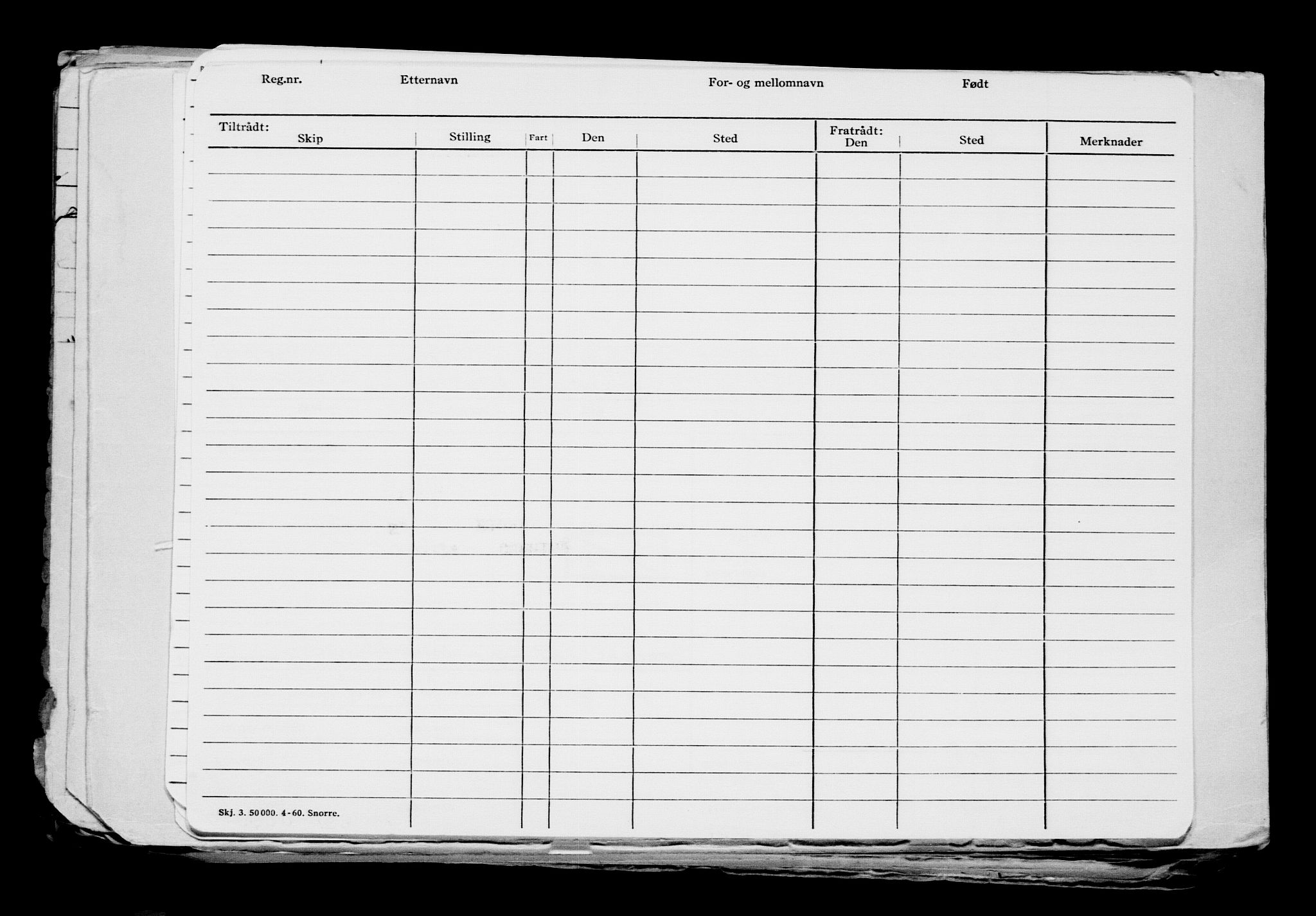 Direktoratet for sjømenn, AV/RA-S-3545/G/Gb/L0206: Hovedkort, 1922, p. 147