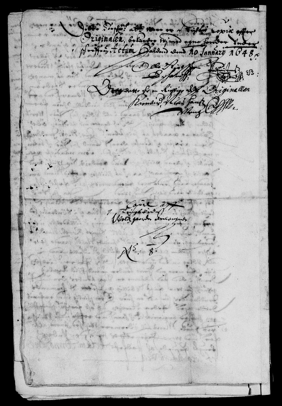 Rentekammeret inntil 1814, Reviderte regnskaper, Lensregnskaper, AV/RA-EA-5023/R/Rb/Rbb/L0004: Idd og Marker len, 1642-1644