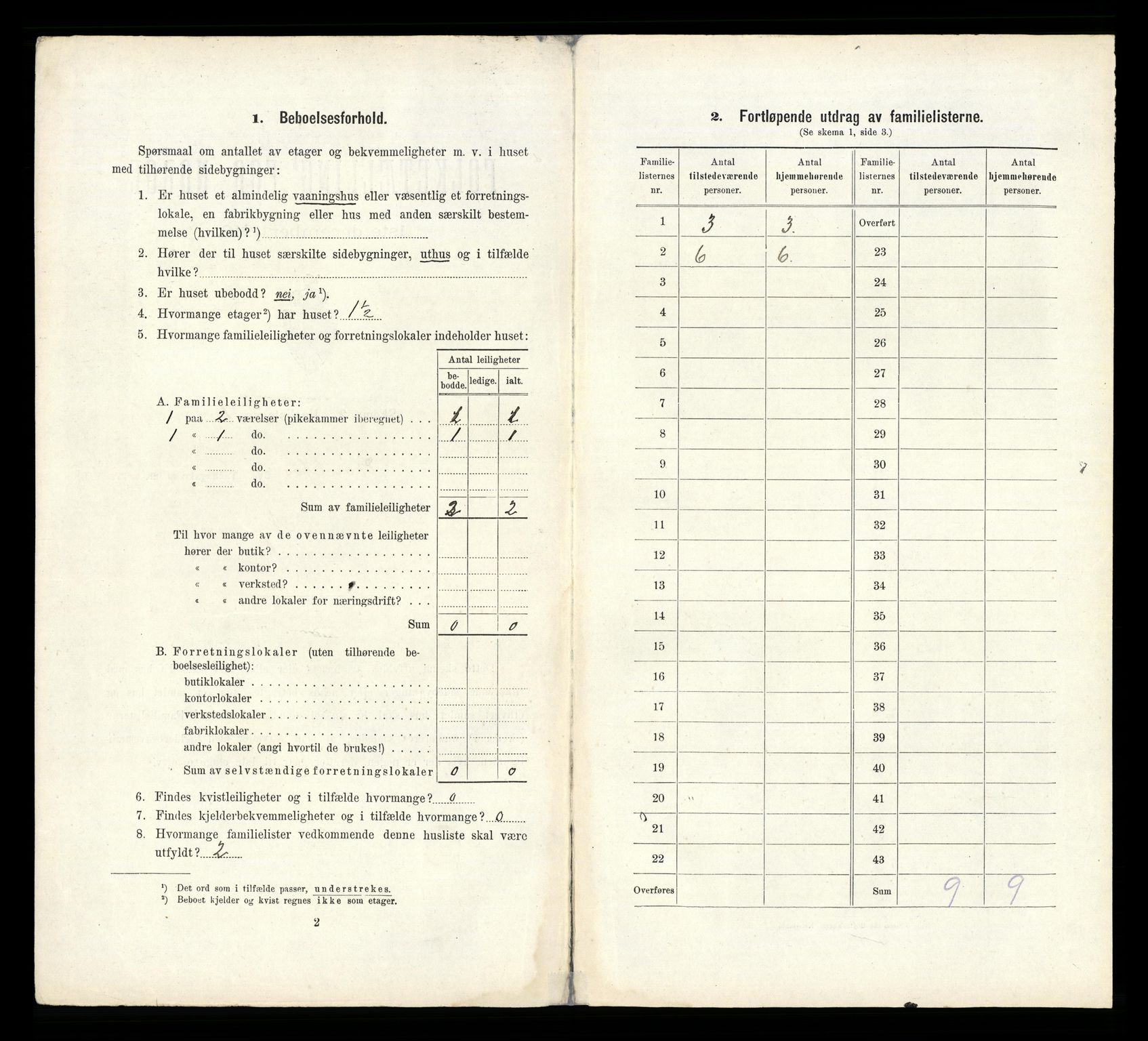 RA, 1910 census for Hønefoss, 1910, p. 1344