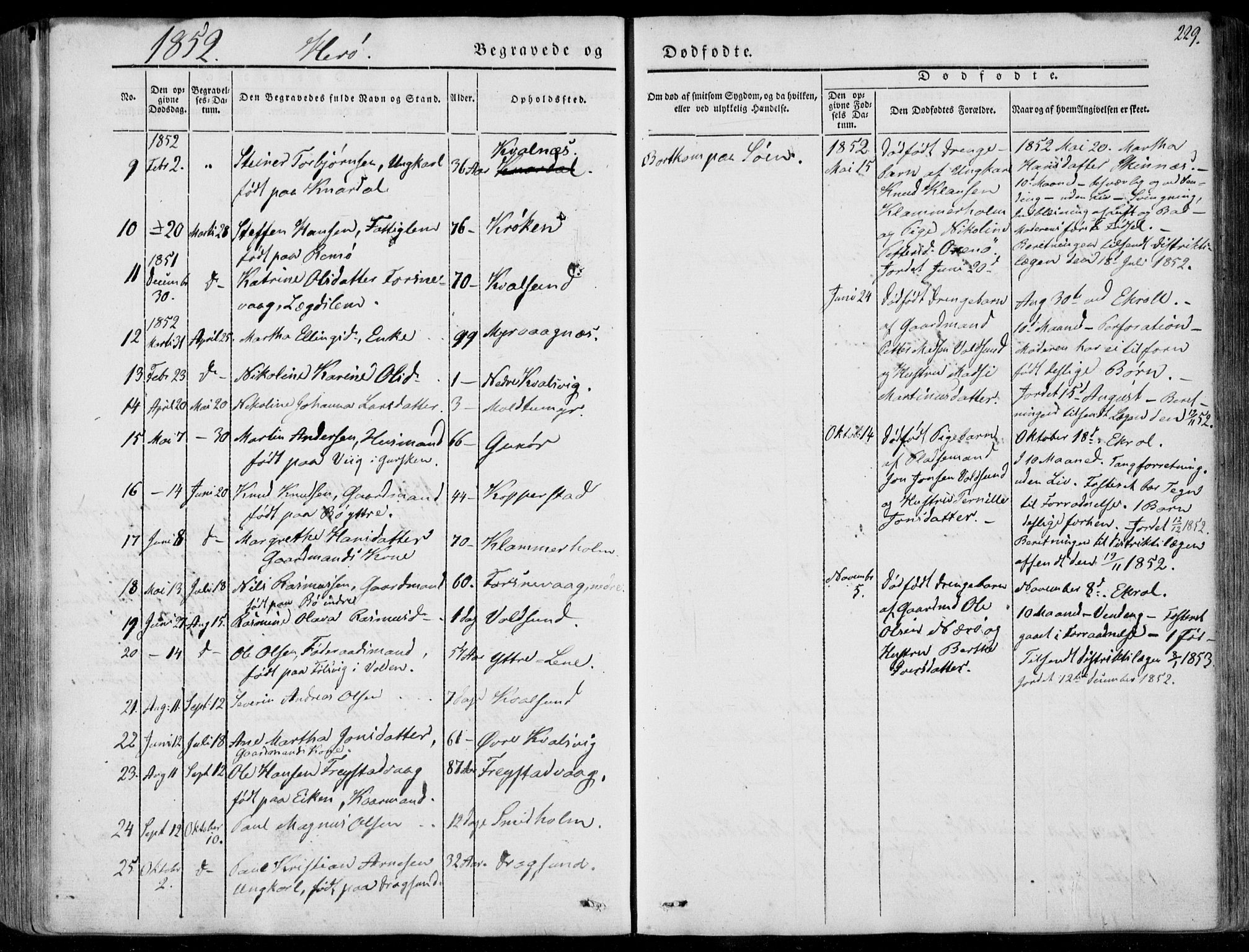 Ministerialprotokoller, klokkerbøker og fødselsregistre - Møre og Romsdal, AV/SAT-A-1454/507/L0070: Parish register (official) no. 507A05, 1842-1873, p. 229