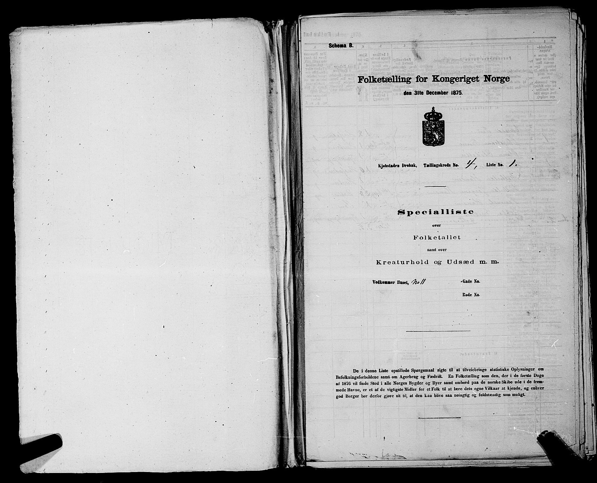 RA, 1875 census for 0203B Drøbak/Drøbak, 1875, p. 352