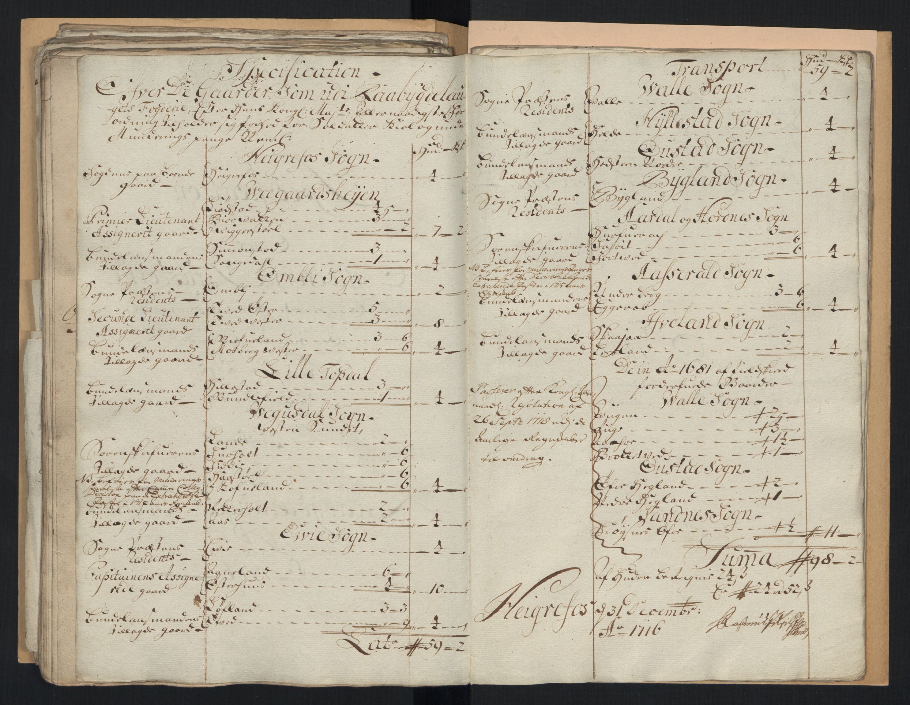 Rentekammeret inntil 1814, Reviderte regnskaper, Fogderegnskap, AV/RA-EA-4092/R40/L2452: Fogderegnskap Råbyggelag, 1716-1717, p. 158