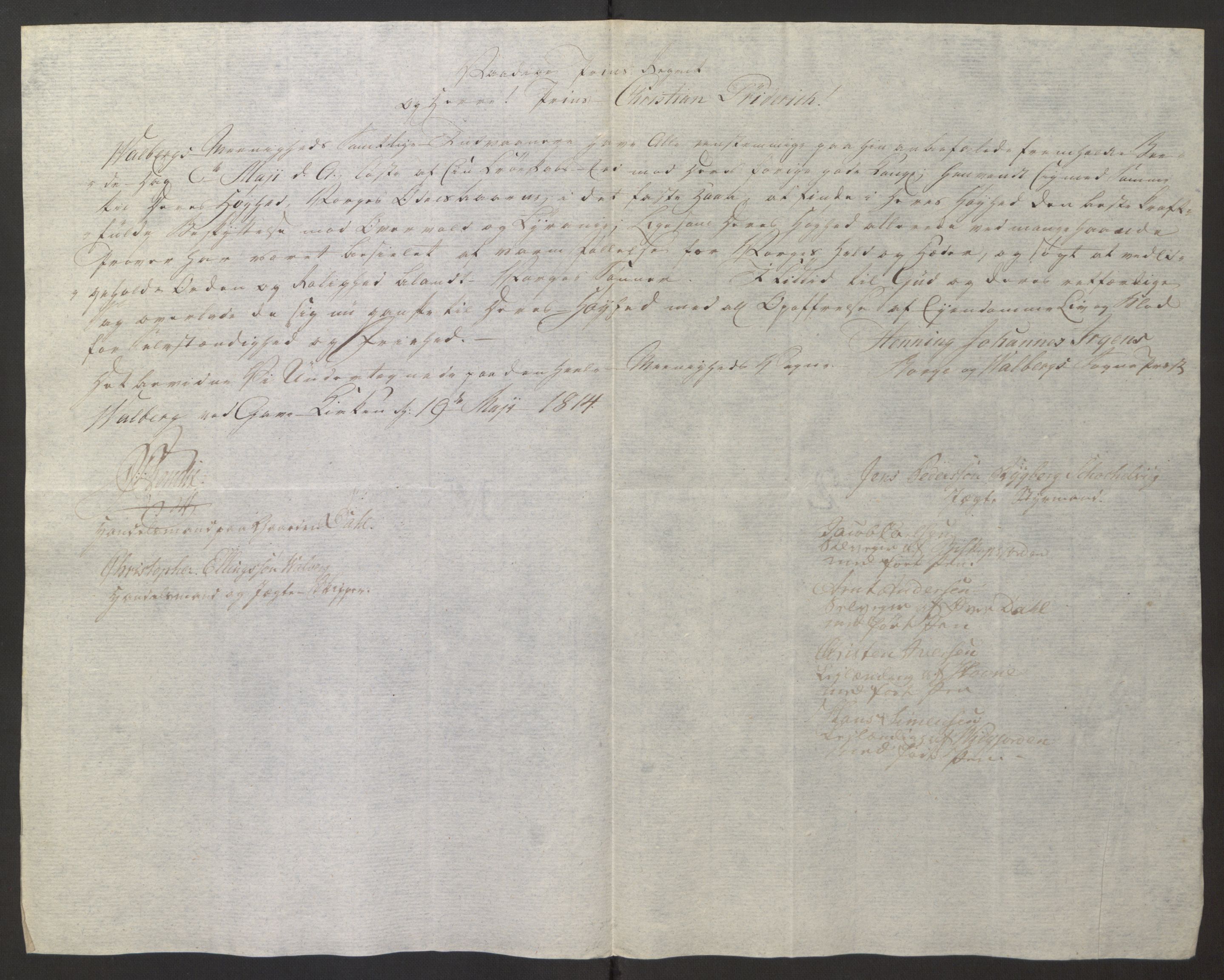 Fylkesmannen i Nordland, SAT/A-0499/1.1/Ø/Øz/L0002/0003: Diverse / Adresser til Christian Frederik, 1814, p. 21