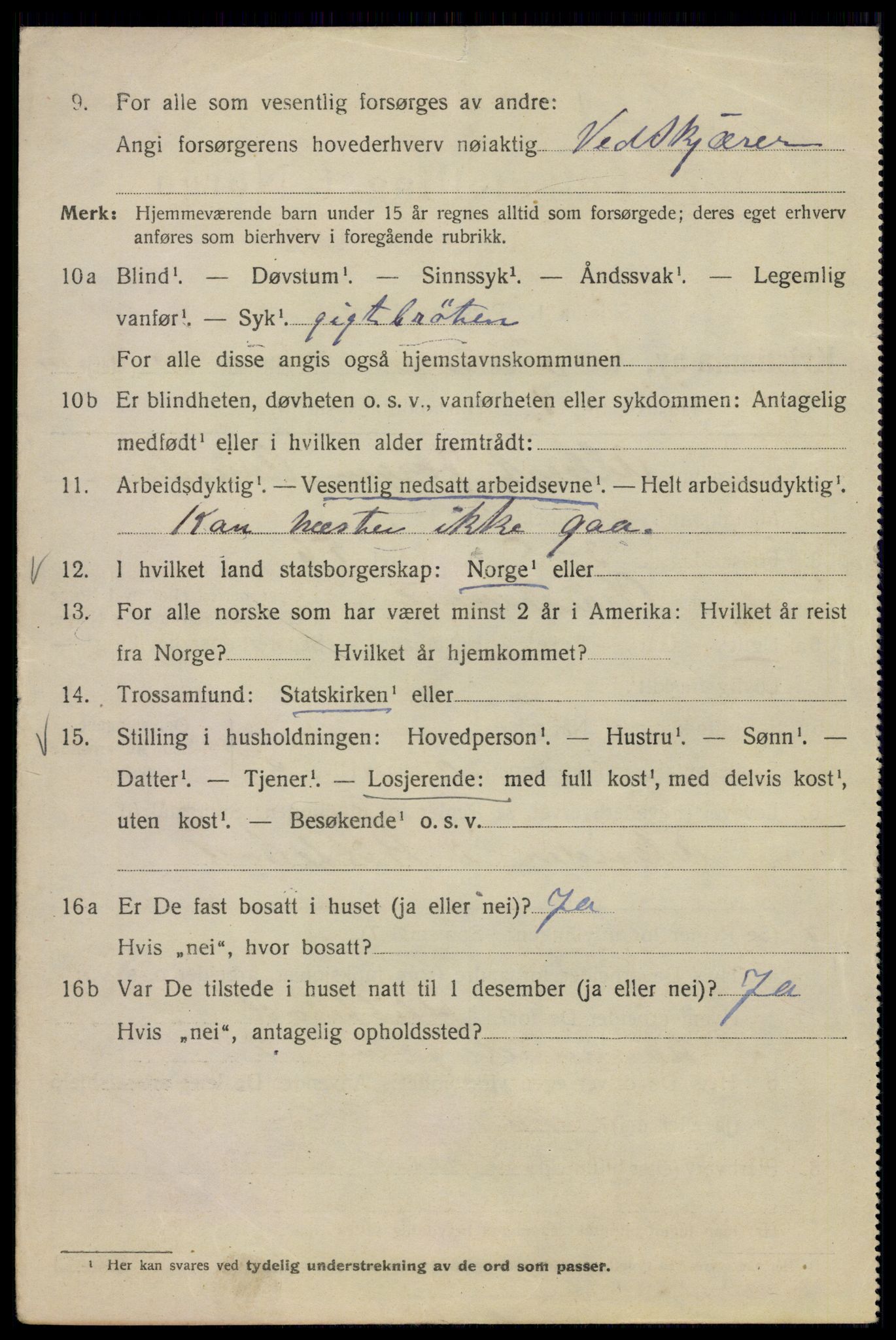 SAO, 1920 census for Kristiania, 1920, p. 564244