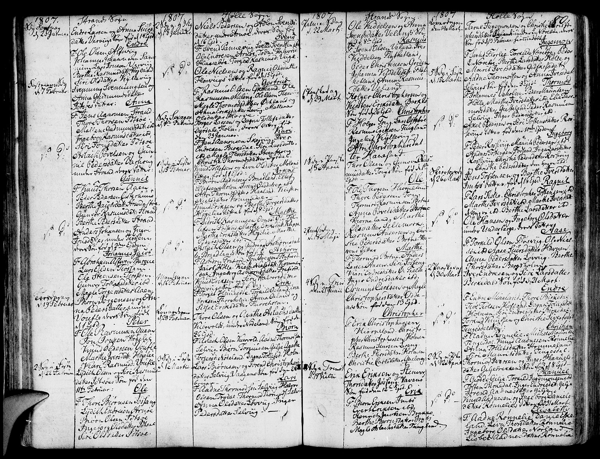 Strand sokneprestkontor, AV/SAST-A-101828/H/Ha/Haa/L0003: Parish register (official) no. A 3, 1769-1816, p. 80