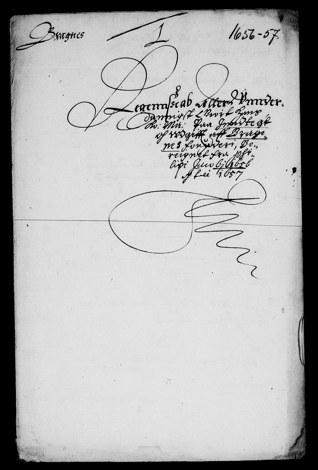 Rentekammeret inntil 1814, Reviderte regnskaper, Lensregnskaper, AV/RA-EA-5023/R/Rb/Rba/L0235: Akershus len, 1651-1657