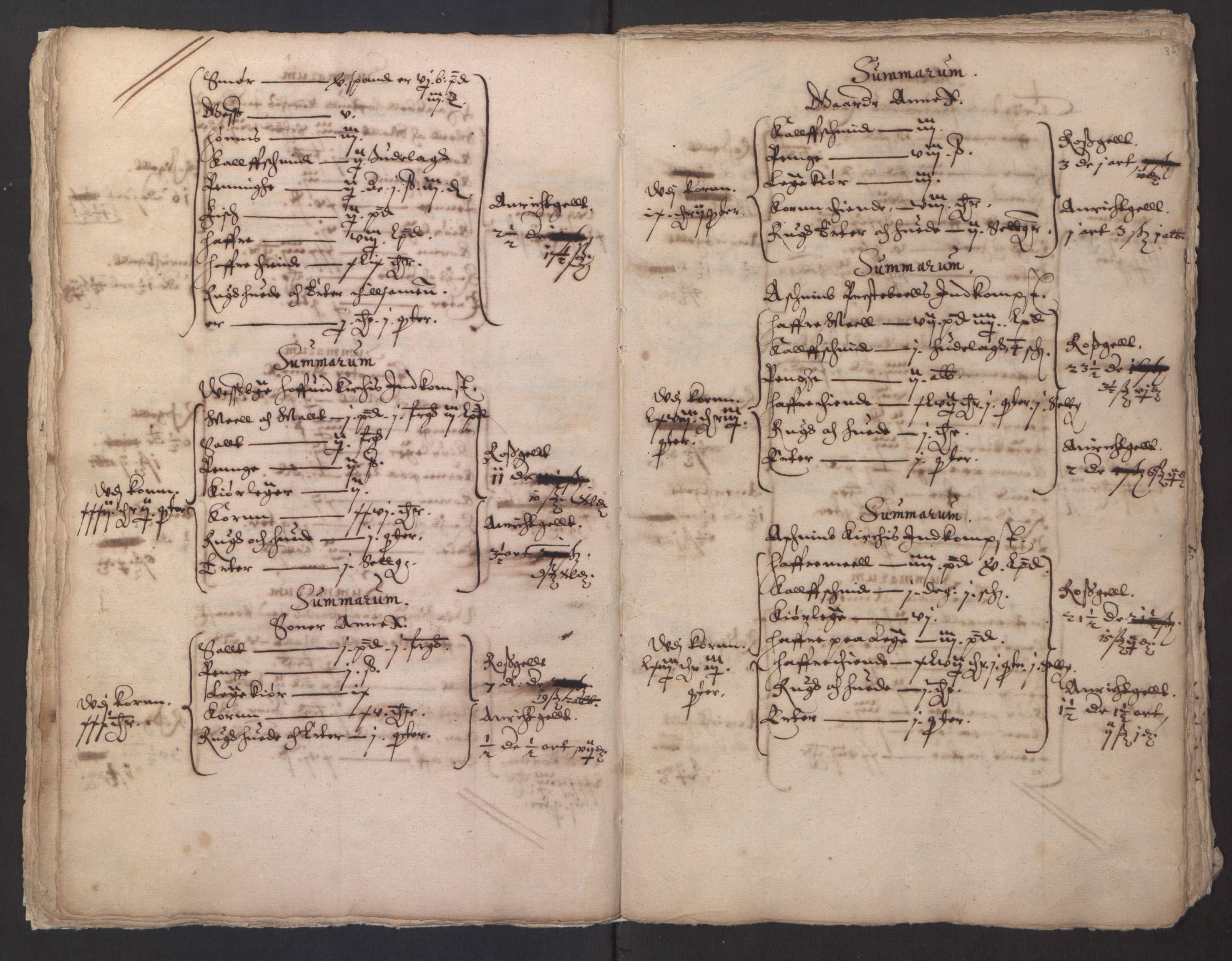 Stattholderembetet 1572-1771, AV/RA-EA-2870/Ek/L0014/0001: Jordebøker til utlikning av rosstjeneste 1624-1626: / Kirke- og prestebolsinntekter i Oslo og Hamar bispedømme, 1625-1626, p. 37