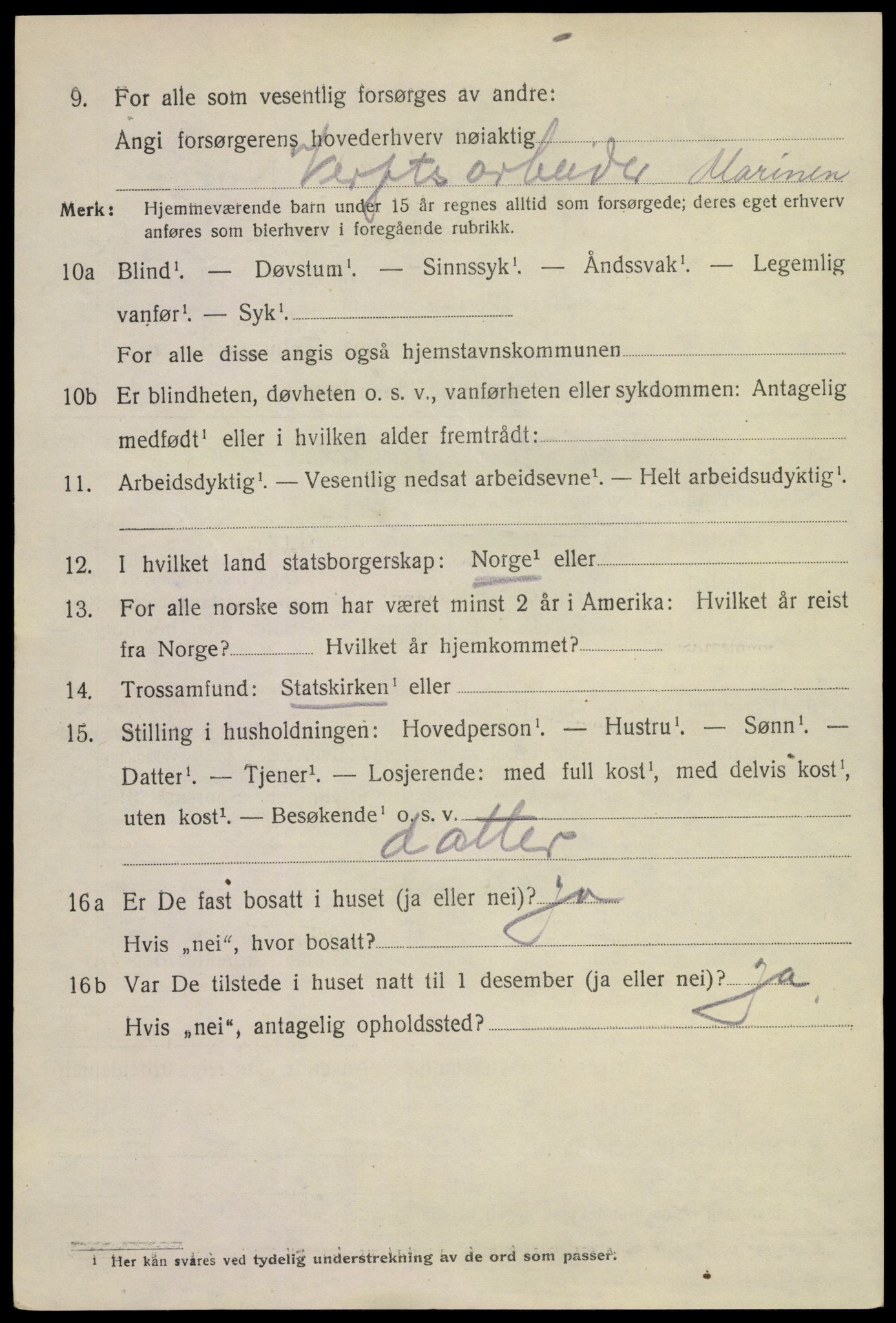 SAKO, 1920 census for Horten, 1920, p. 13418