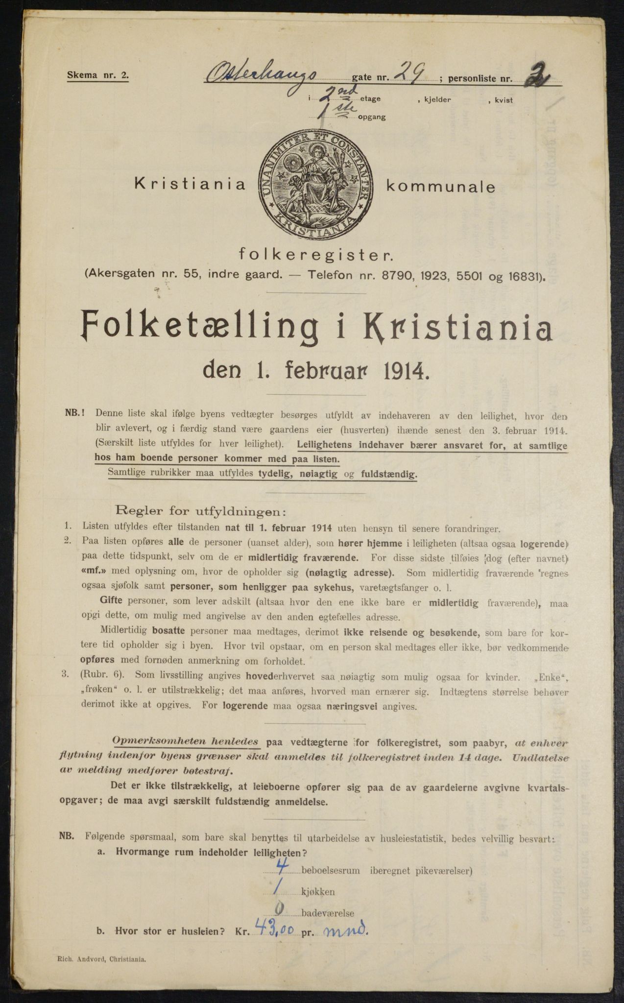 OBA, Municipal Census 1914 for Kristiania, 1914, p. 77821