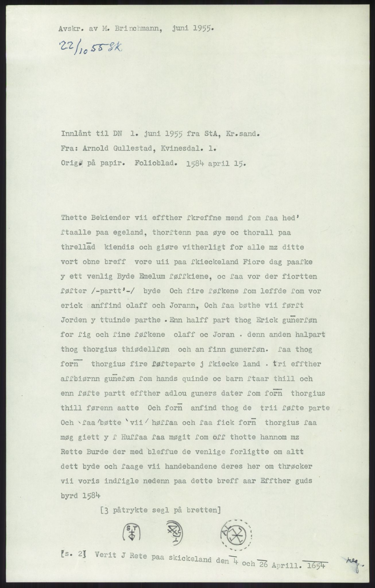 Samlinger til kildeutgivelse, Diplomavskriftsamlingen, AV/RA-EA-4053/H/Ha, p. 1314