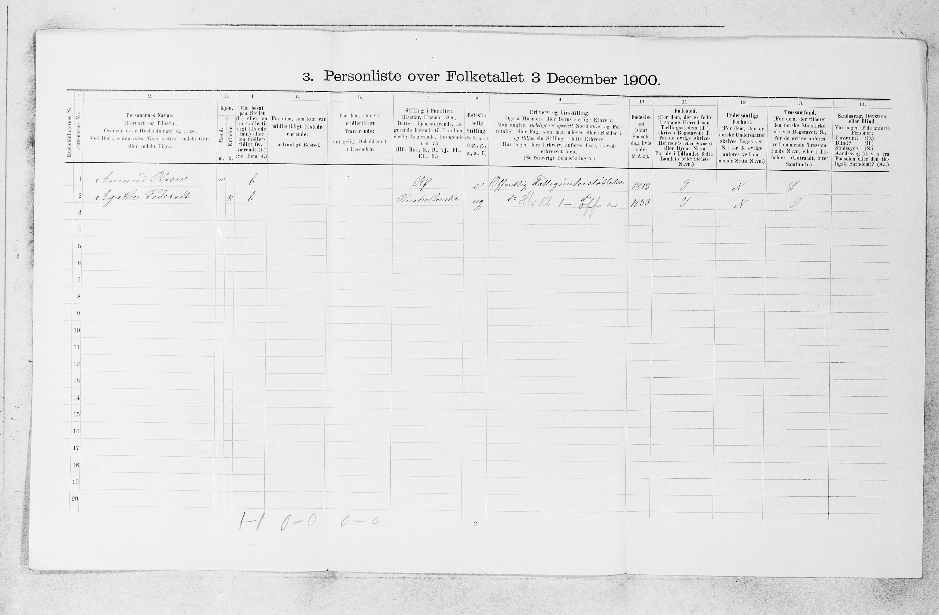 SAB, 1900 census for Luster, 1900, p. 787