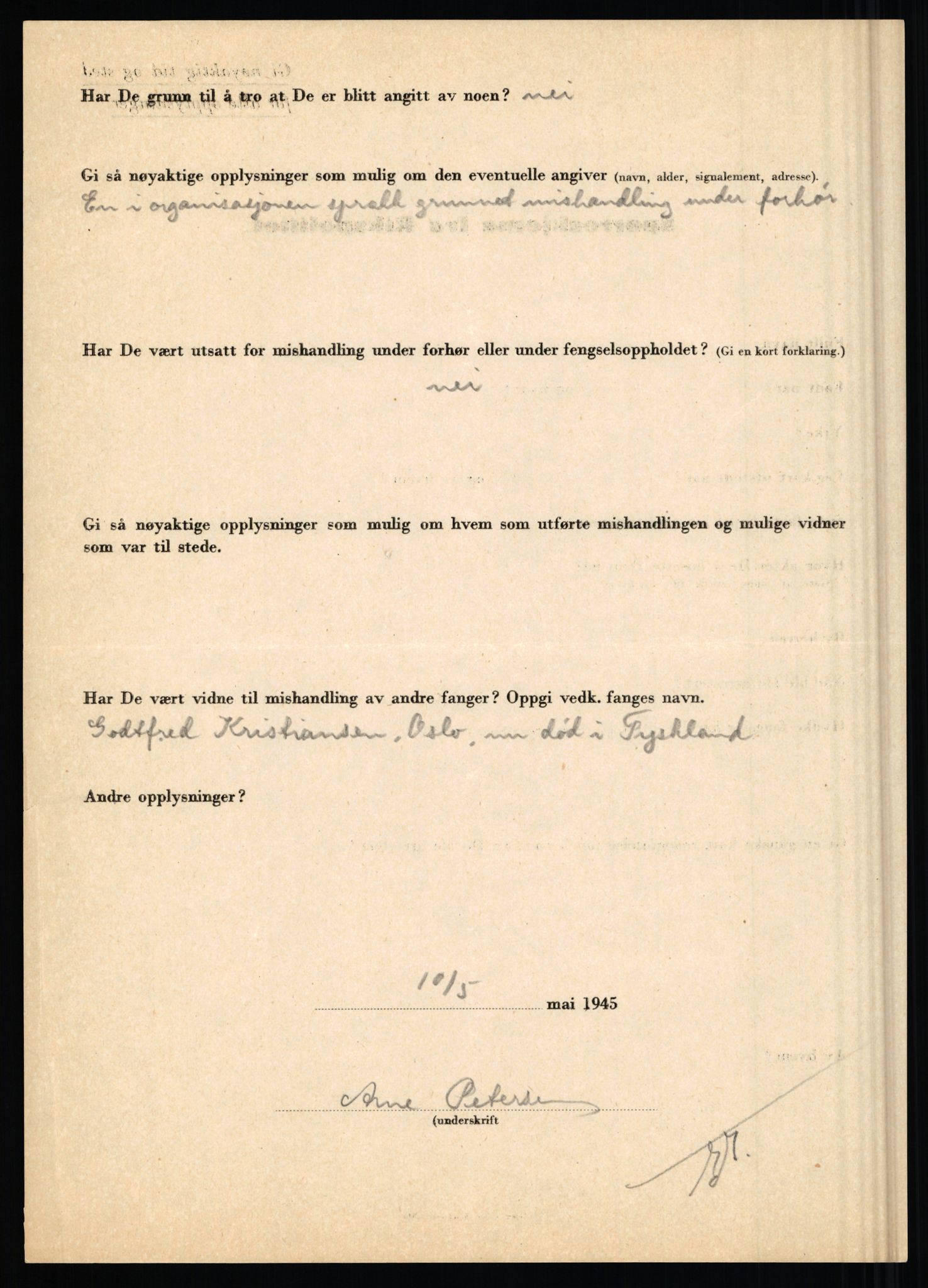 Rikspolitisjefen, AV/RA-S-1560/L/L0014: Pettersen, Aksel - Savosnick, Ernst, 1940-1945, p. 10