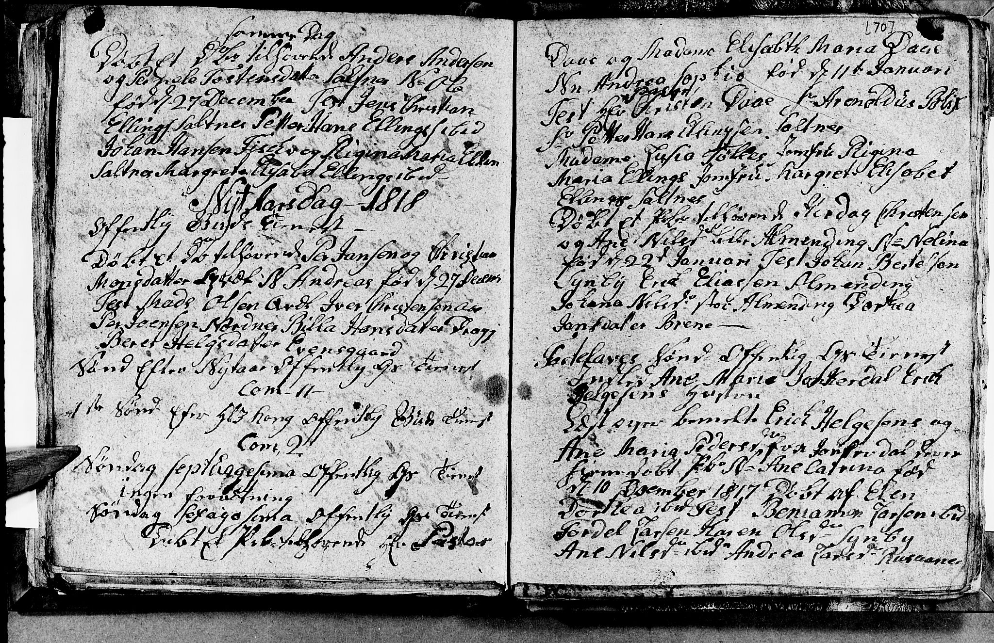Ministerialprotokoller, klokkerbøker og fødselsregistre - Nordland, SAT/A-1459/847/L0675: Parish register (copy) no. 847C03, 1808-1820, p. 70