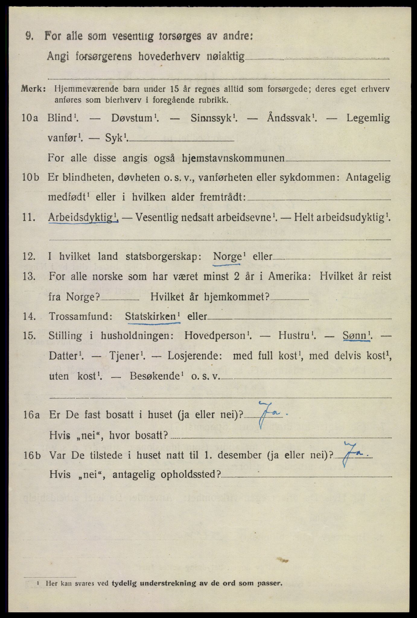 SAKO, 1920 census for Sauherad, 1920, p. 5184