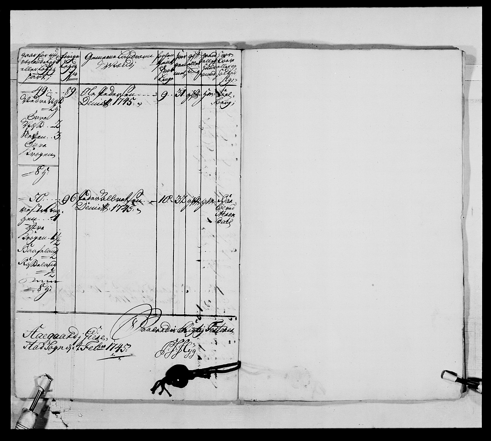 Kommanderende general (KG I) med Det norske krigsdirektorium, AV/RA-EA-5419/E/Ea/L0522: 1. Vesterlenske regiment, 1718-1748, p. 252