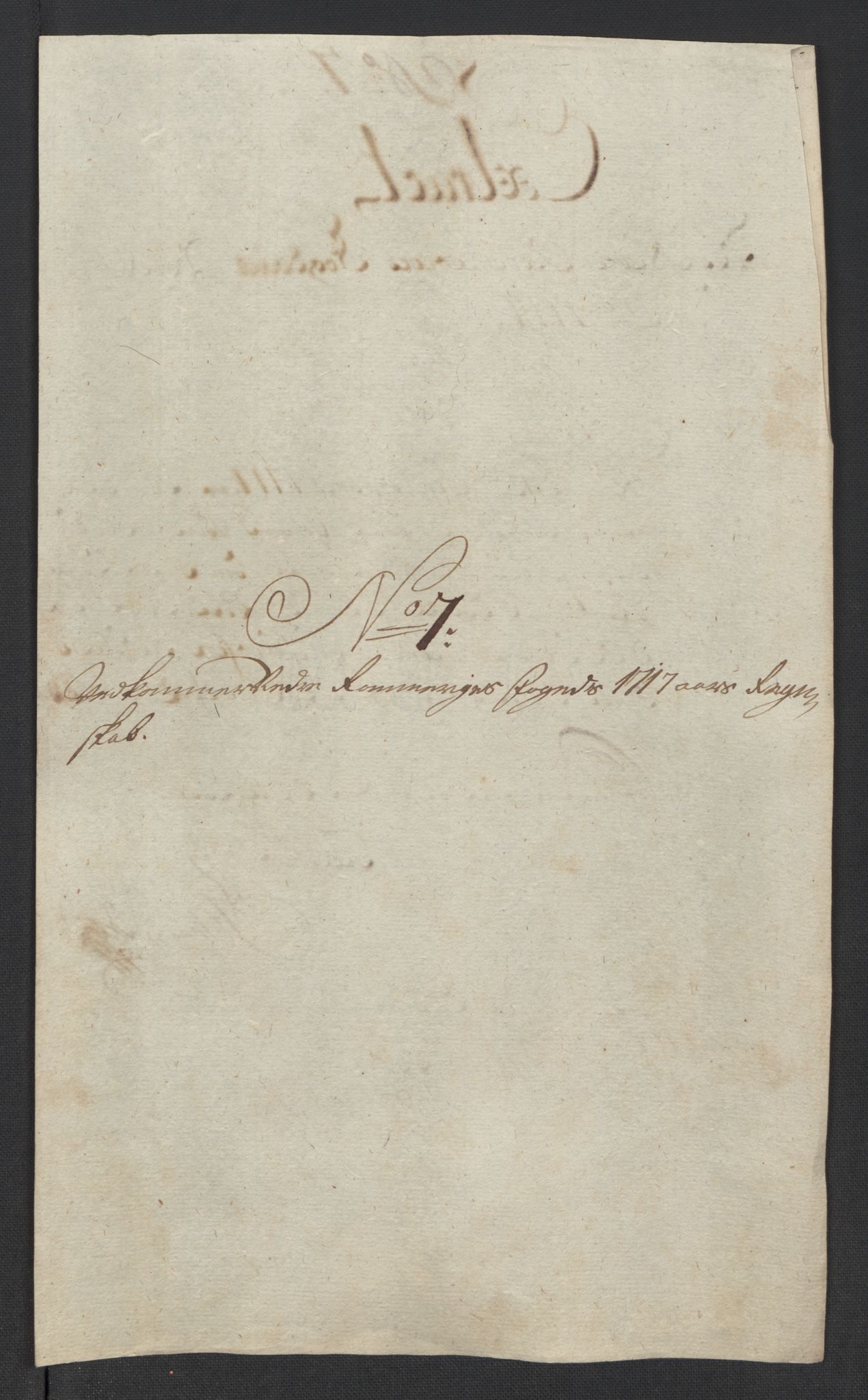 Rentekammeret inntil 1814, Reviderte regnskaper, Fogderegnskap, RA/EA-4092/R11/L0599: Fogderegnskap Nedre Romerike, 1717, p. 180