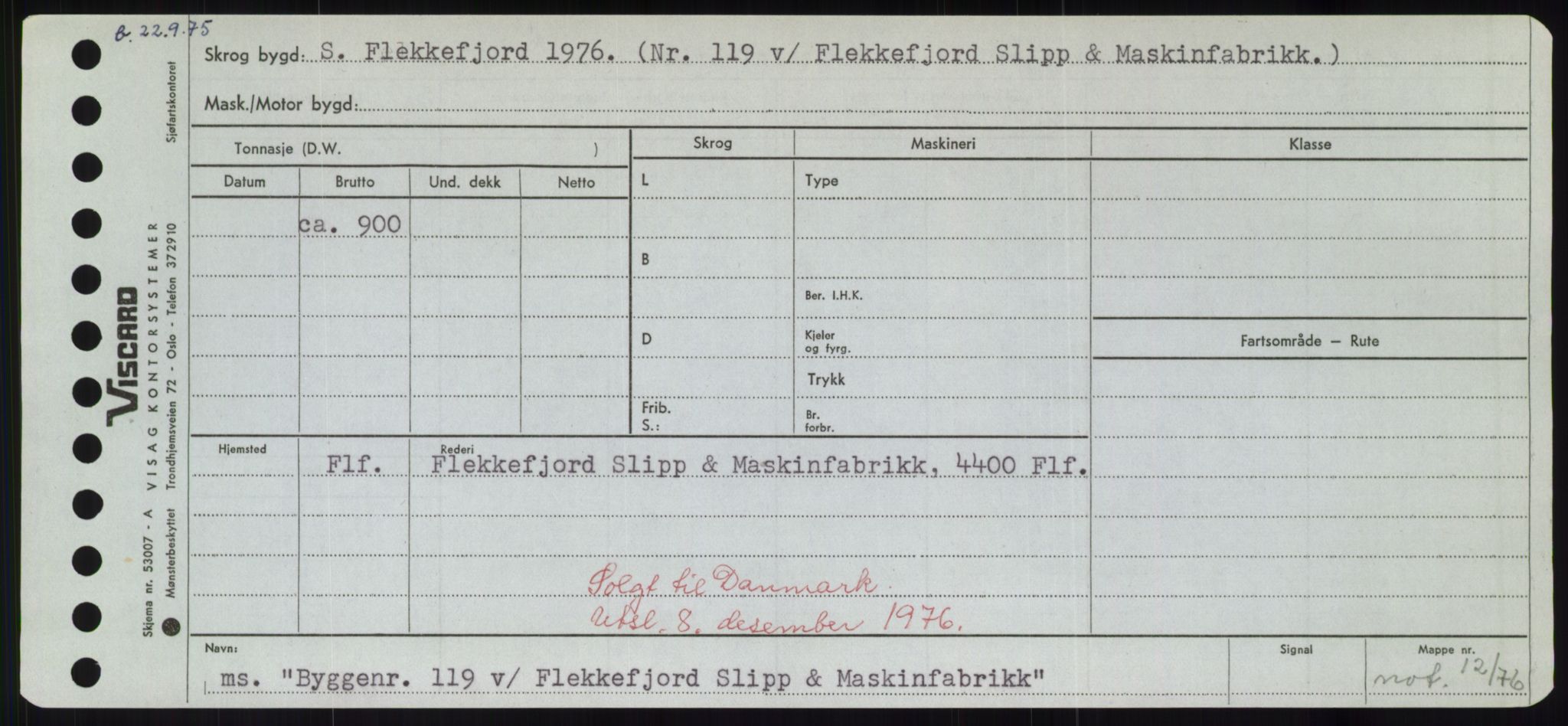 Sjøfartsdirektoratet med forløpere, Skipsmålingen, RA/S-1627/H/Hd/L0006: Fartøy, Byg-Båt, p. 269
