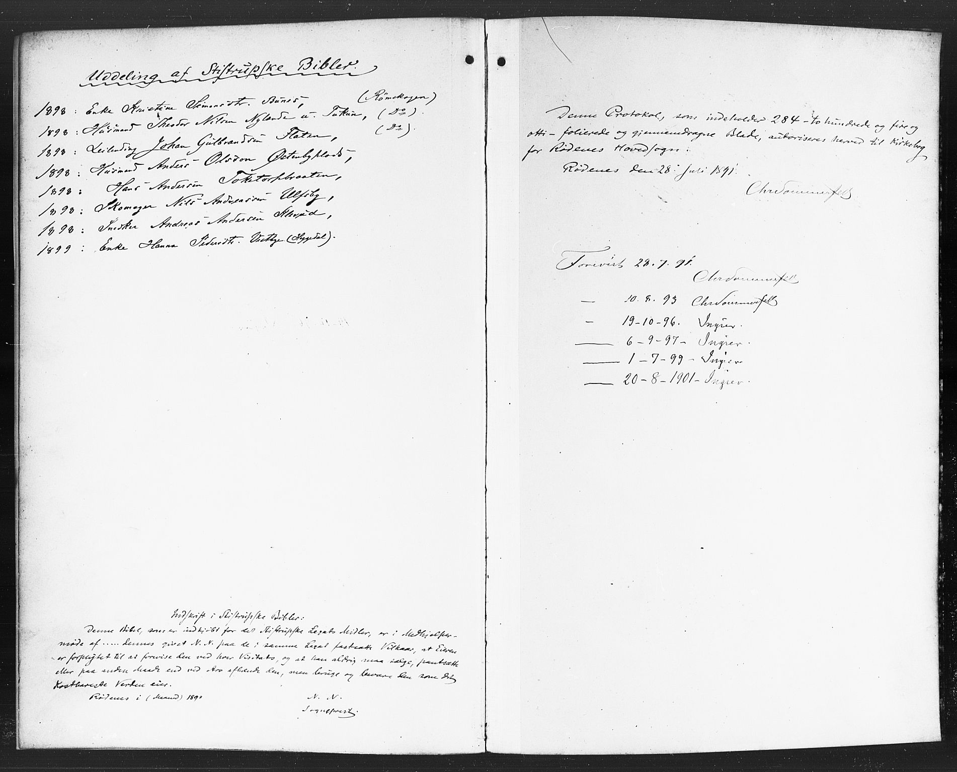 Rødenes prestekontor Kirkebøker, SAO/A-2005/F/Fa/L0010: Parish register (official) no. I 10, 1890-1900
