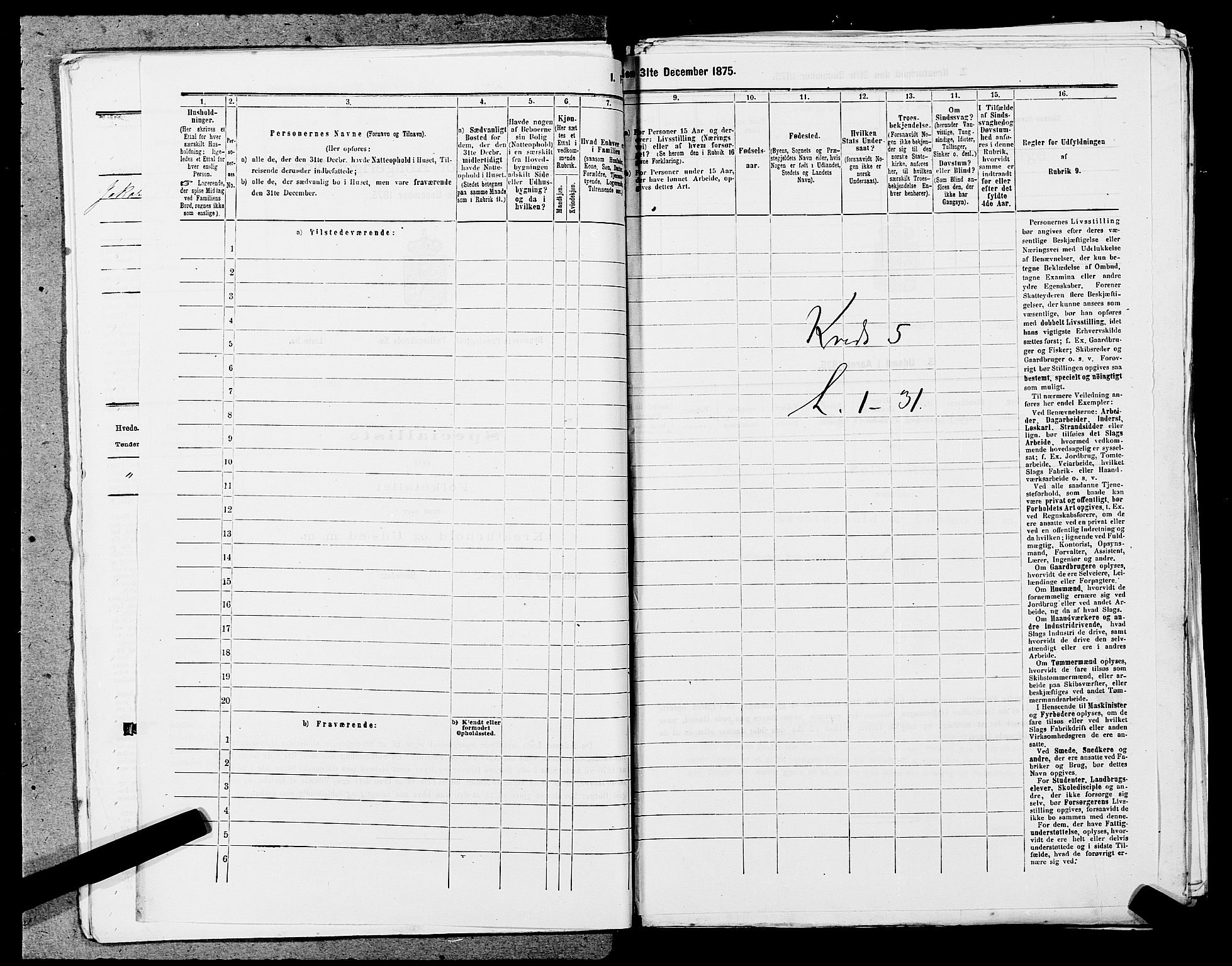 SAST, 1875 census for 1112P Lund, 1875, p. 836